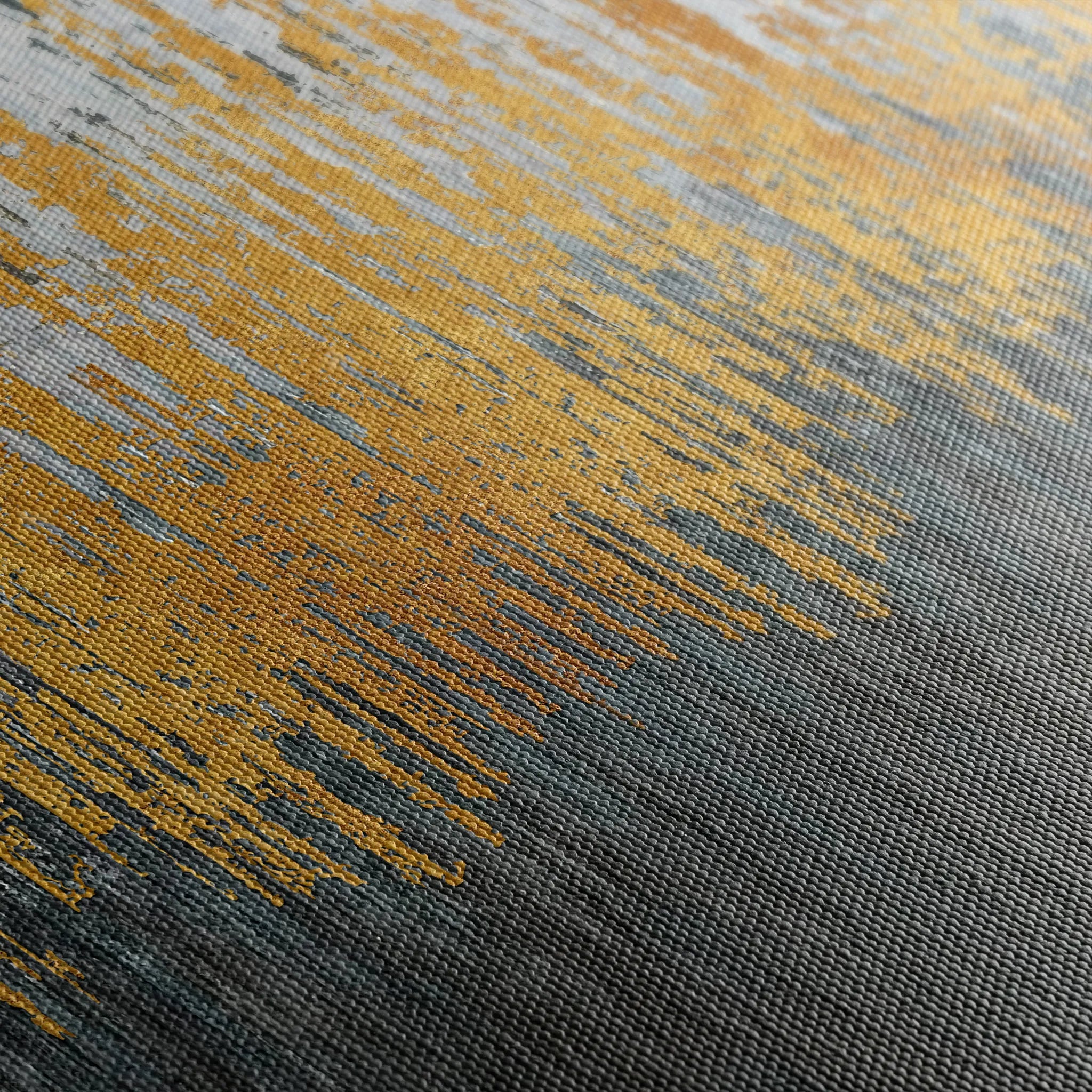 Abstract 129 Canvas Art 18" x 24" / 45 x 60 cm / Black