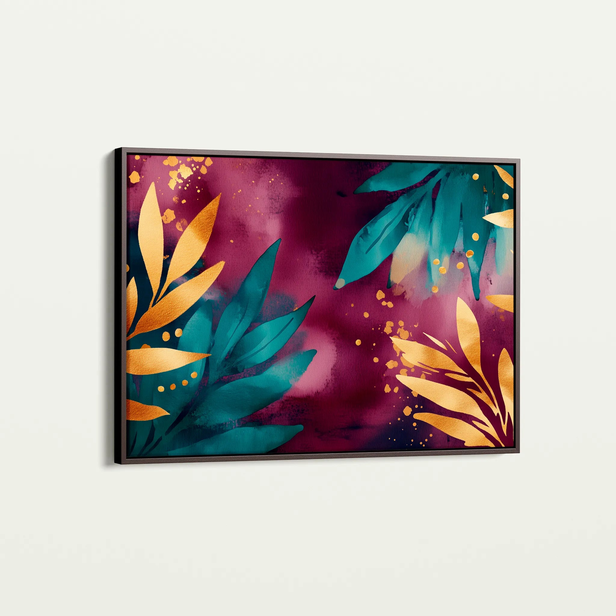 Boho 129 Canvas Art 18" x 24" / 45 x 60 cm / Black
