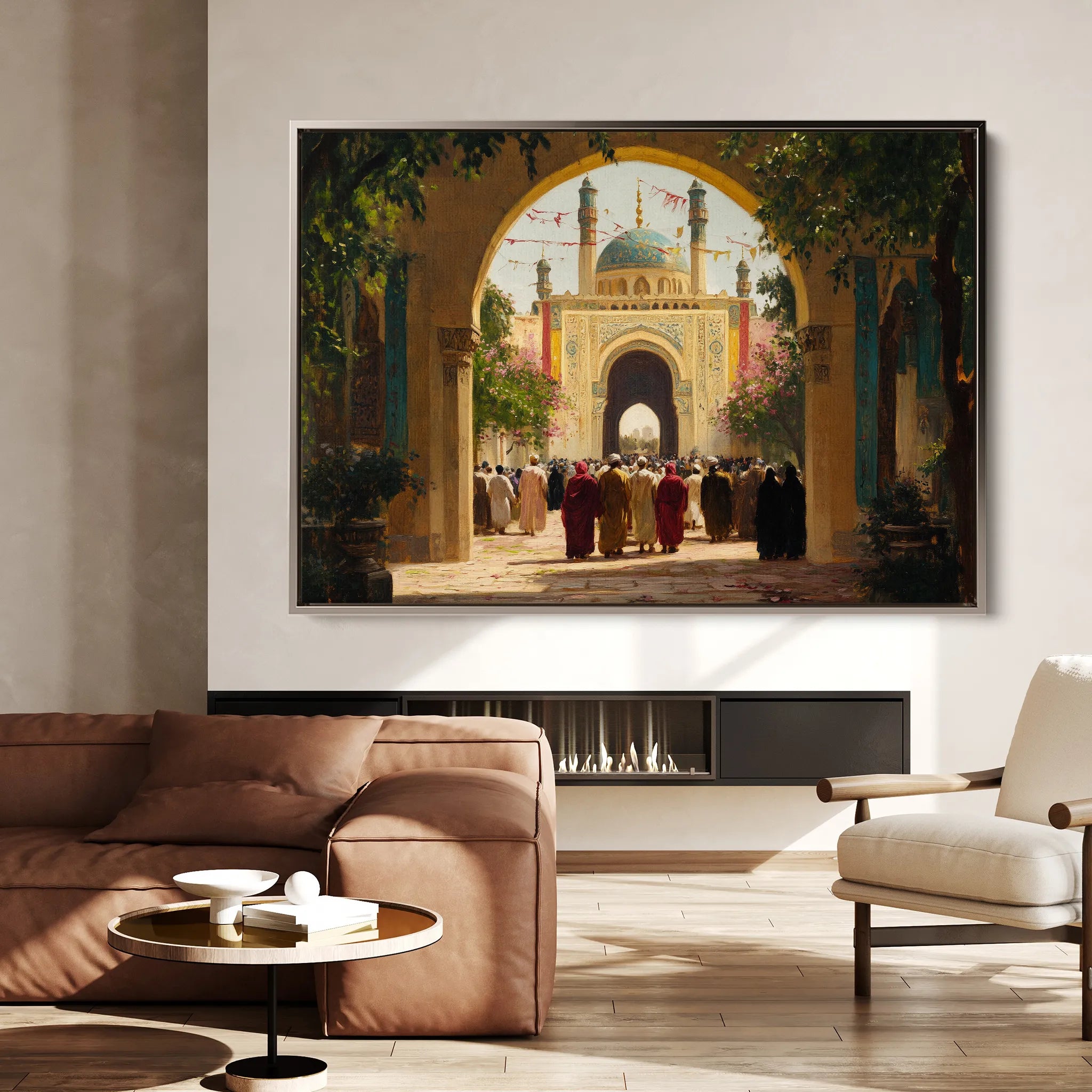 Orientalist 129 Canvas Art 18" x 24" / 45 x 60 cm / Black