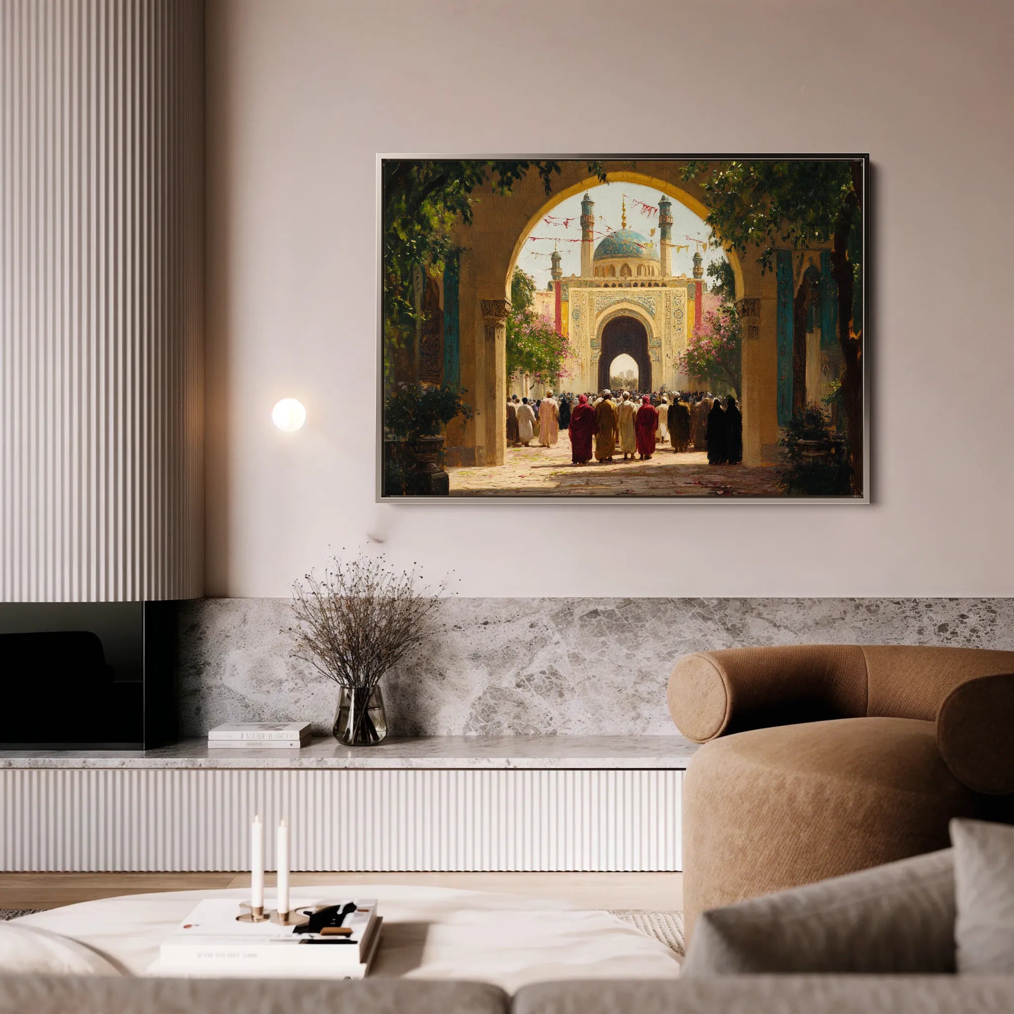 Orientalist 129 Canvas Art 18" x 24" / 45 x 60 cm / Black