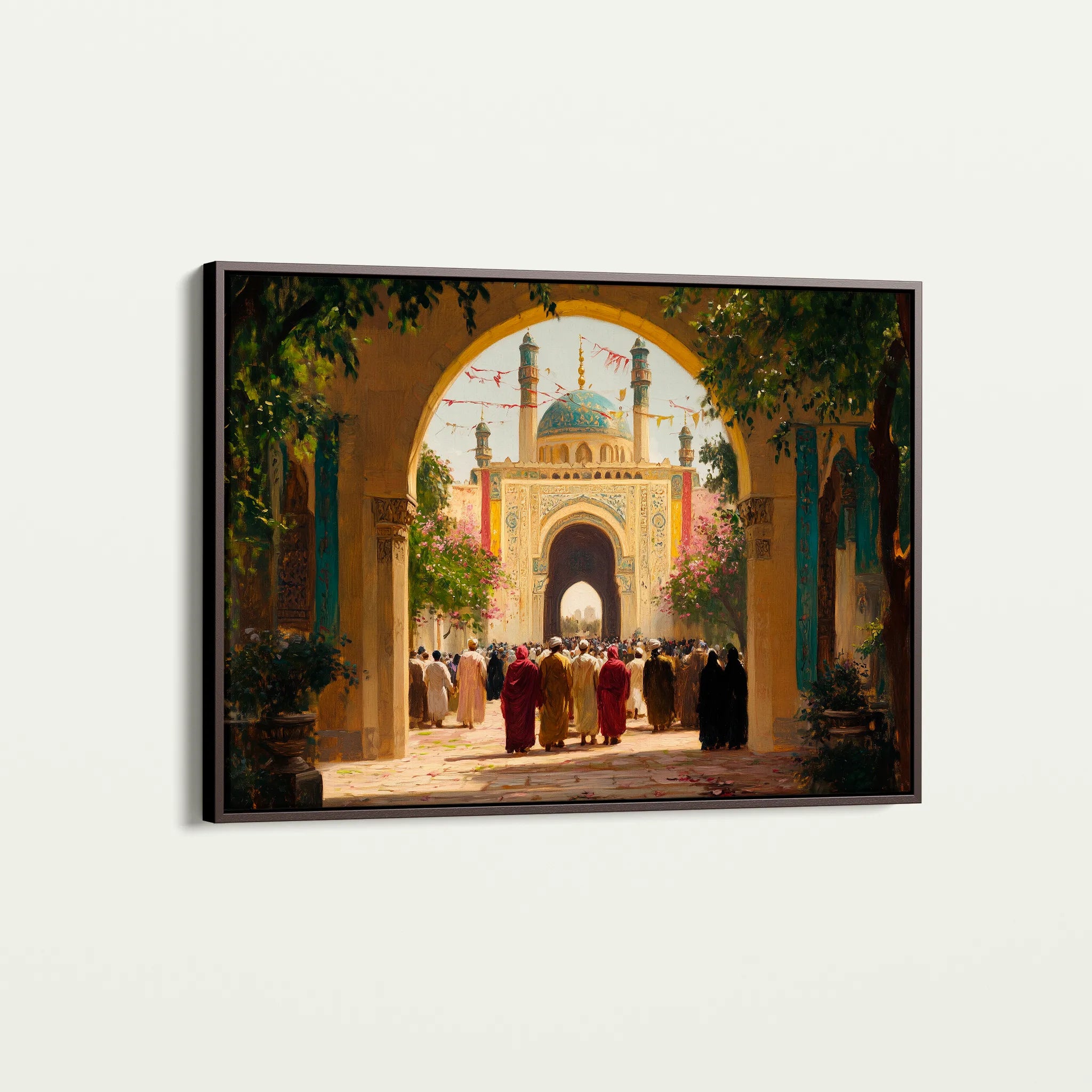 Orientalist 129 Canvas Art 18" x 24" / 45 x 60 cm / Black