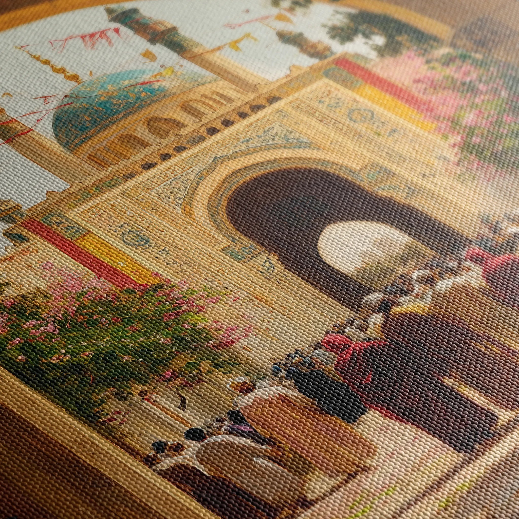 Orientalist 129 Canvas Art 18" x 24" / 45 x 60 cm / Black