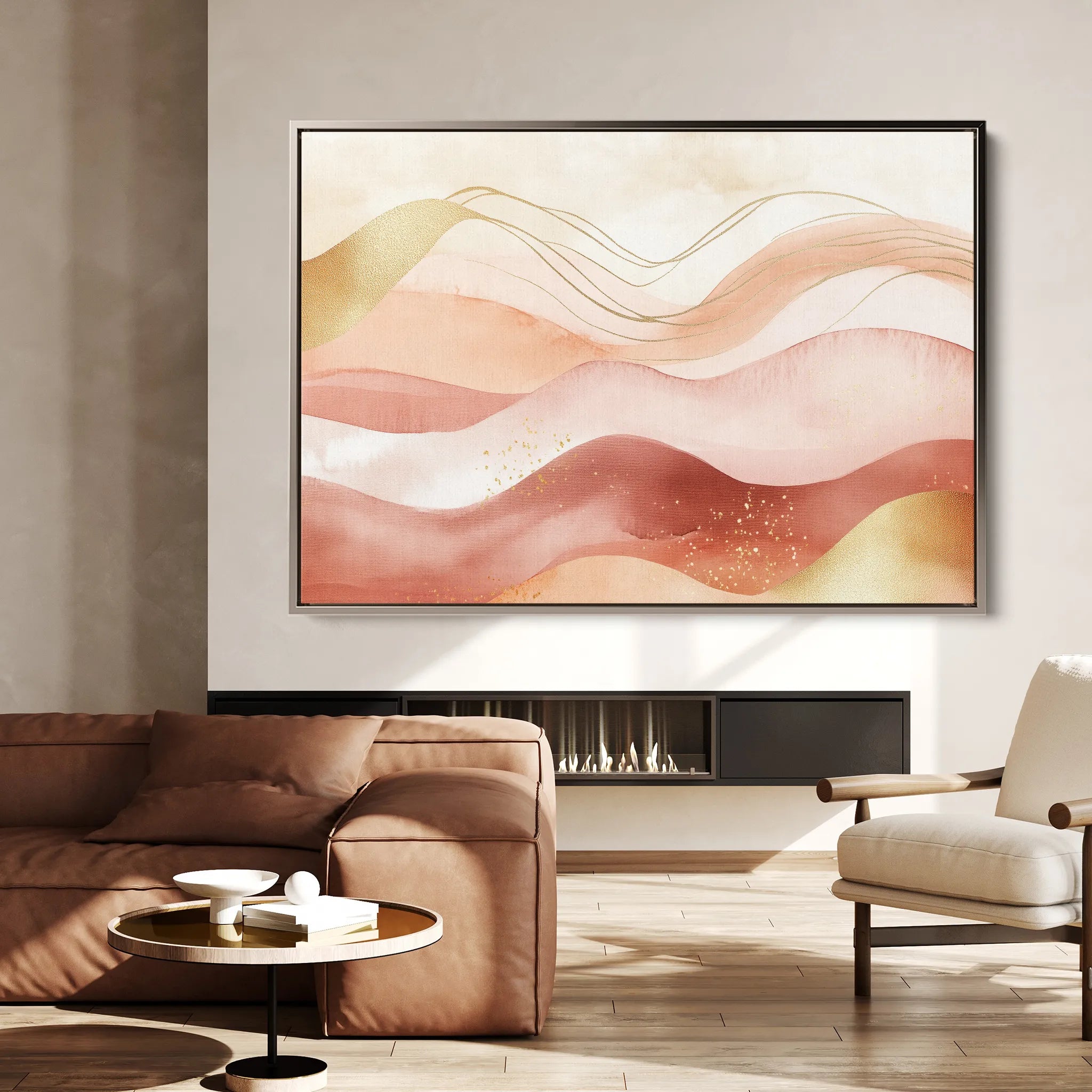 Boho 130 Canvas Art 18" x 24" / 45 x 60 cm / Black
