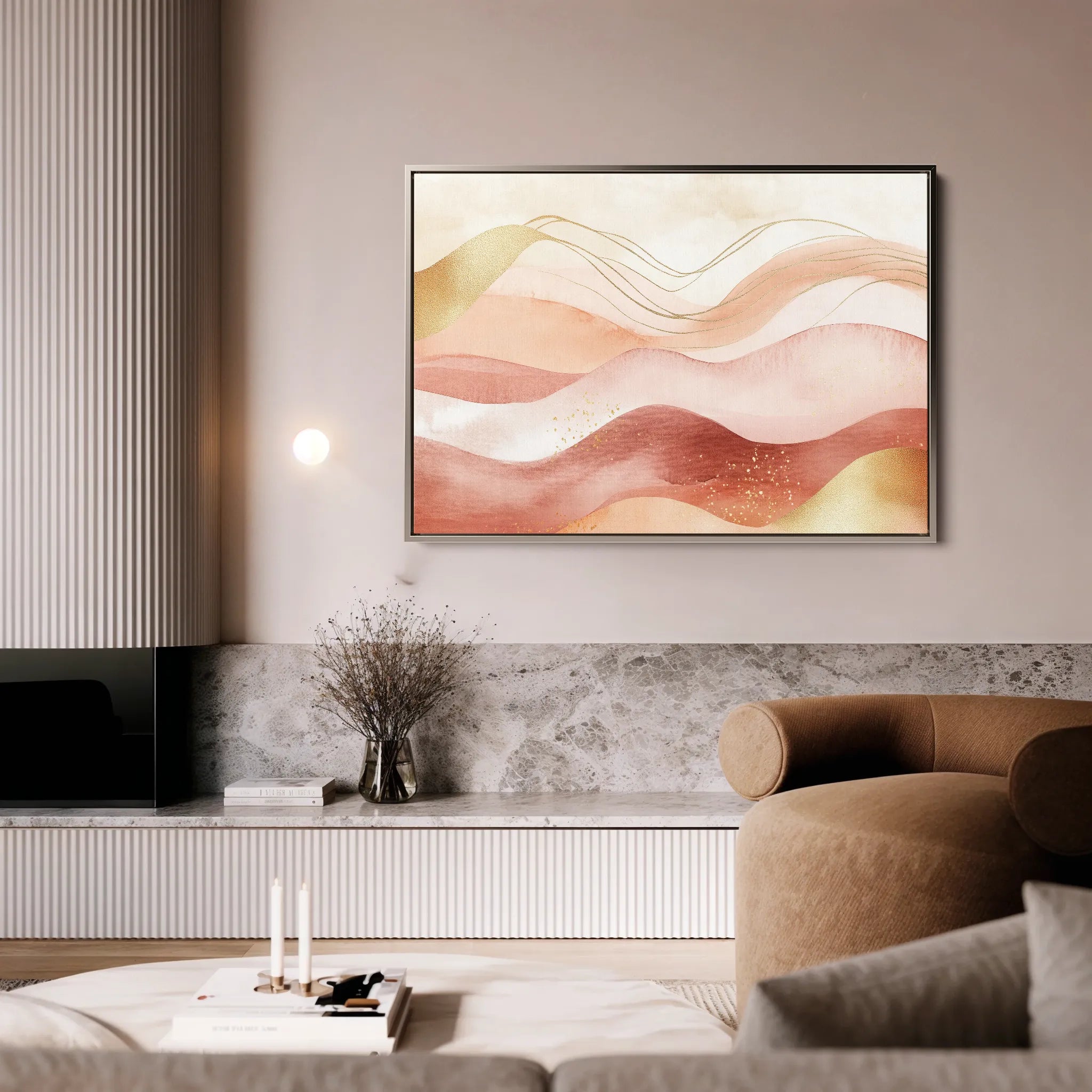 Boho 130 Canvas Art 18" x 24" / 45 x 60 cm / Black