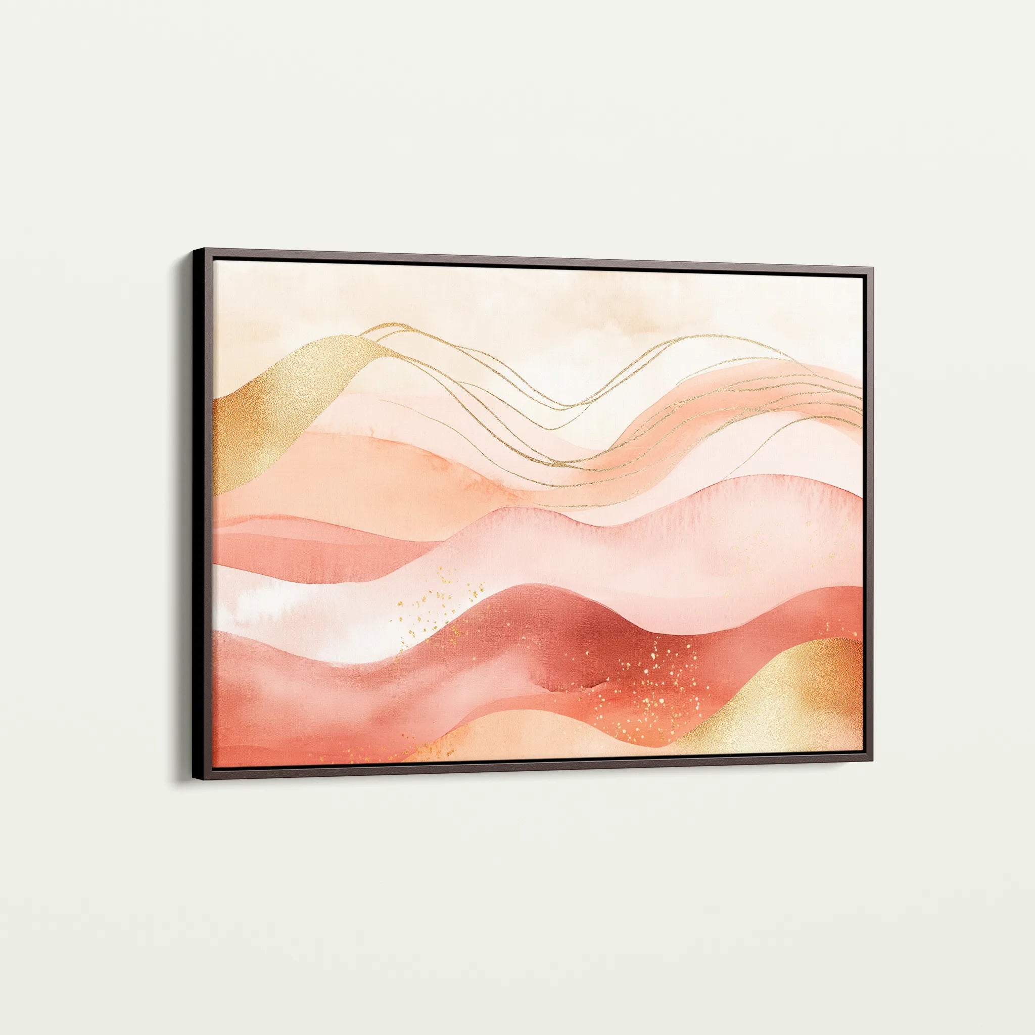 Boho 130 Canvas Art 18" x 24" / 45 x 60 cm / Black