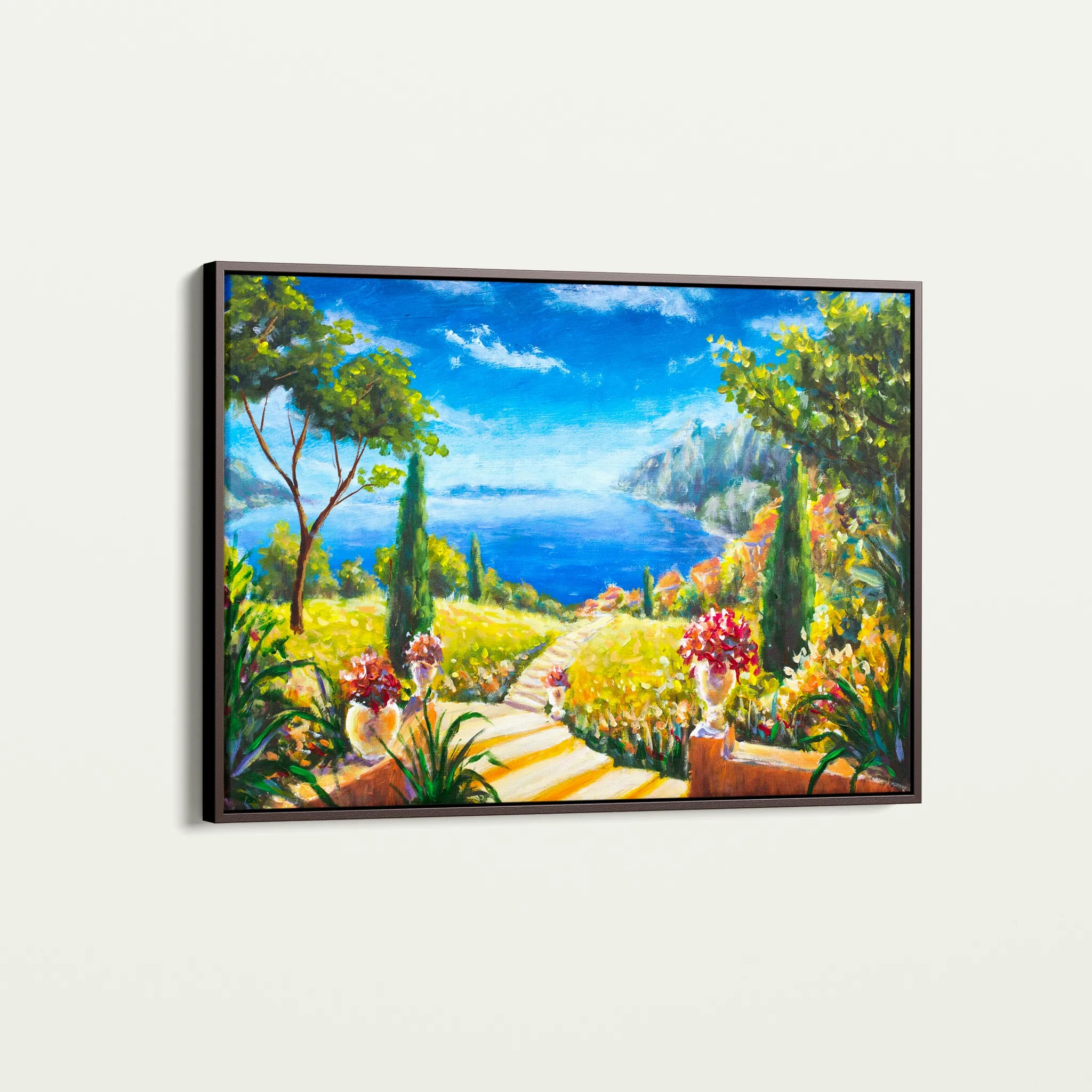 Landscape 130 Canvas Art 18" x 24" / 45 x 60 cm / Black