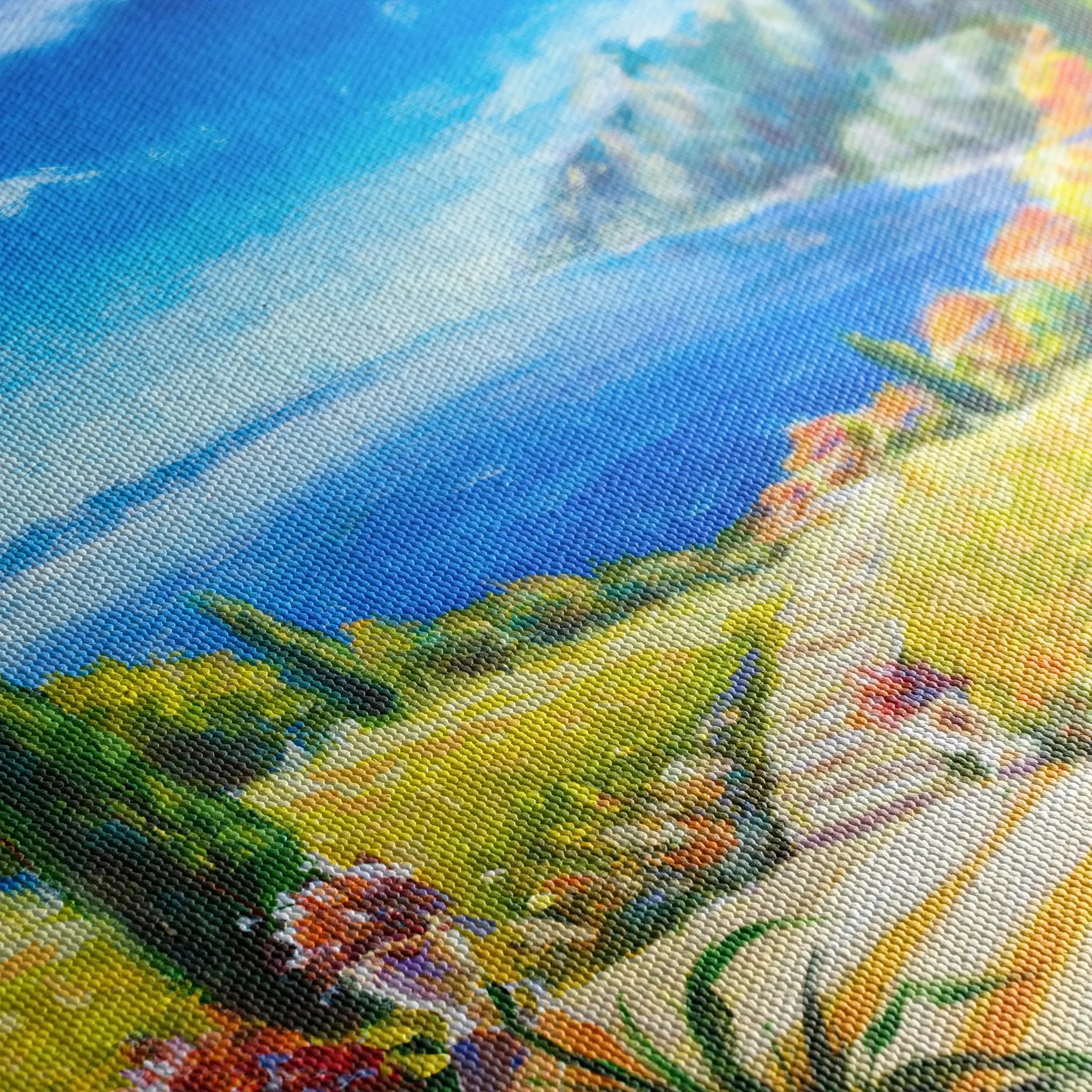 Landscape 130 Canvas Art 18" x 24" / 45 x 60 cm / Black