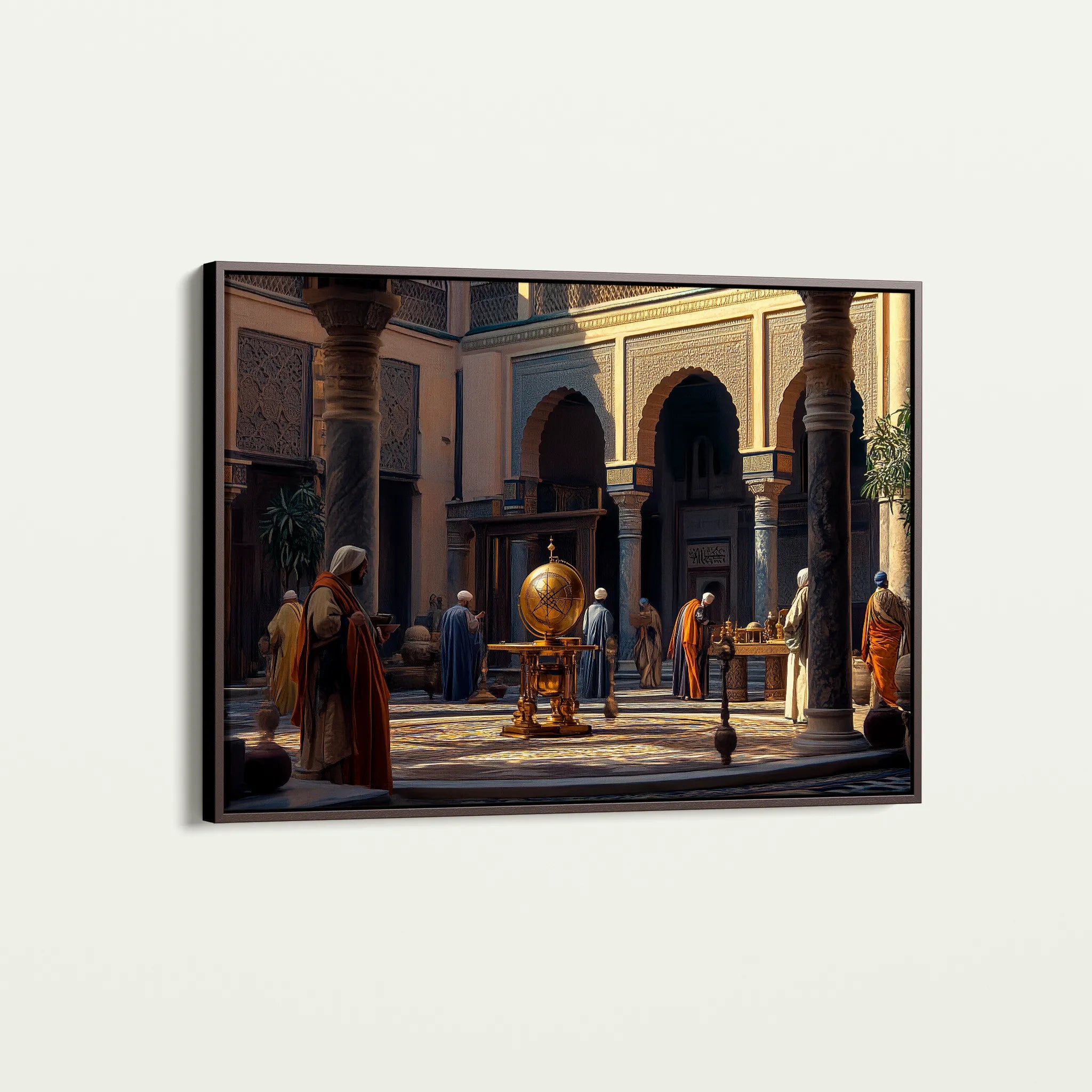Orientalist 130 Canvas Art 18" x 24" / 45 x 60 cm / Black