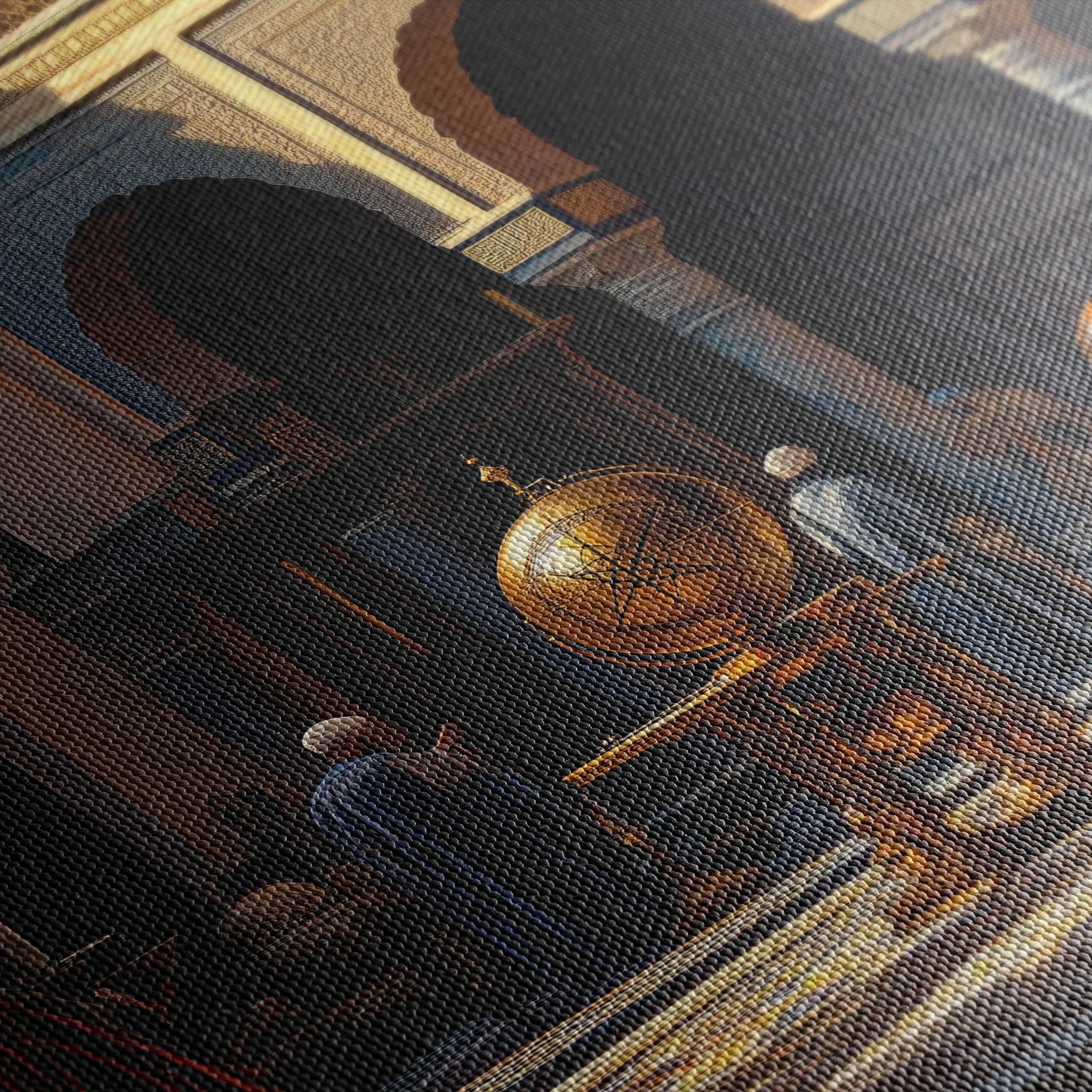 Orientalist 130 Canvas Art 18" x 24" / 45 x 60 cm / Black