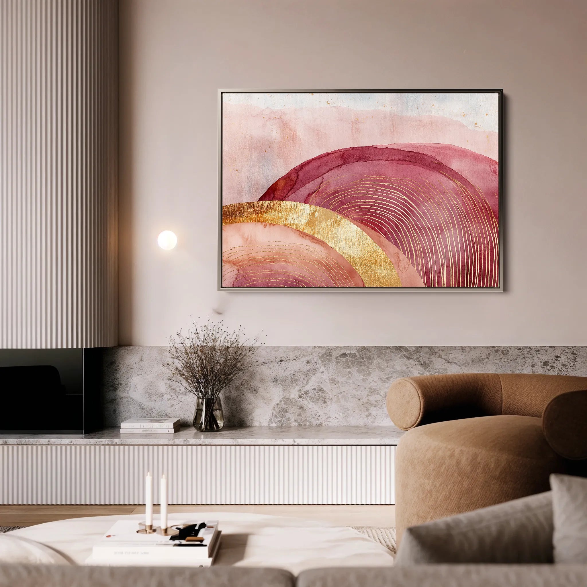Boho 131 Canvas Art 18" x 24" / 45 x 60 cm / Black