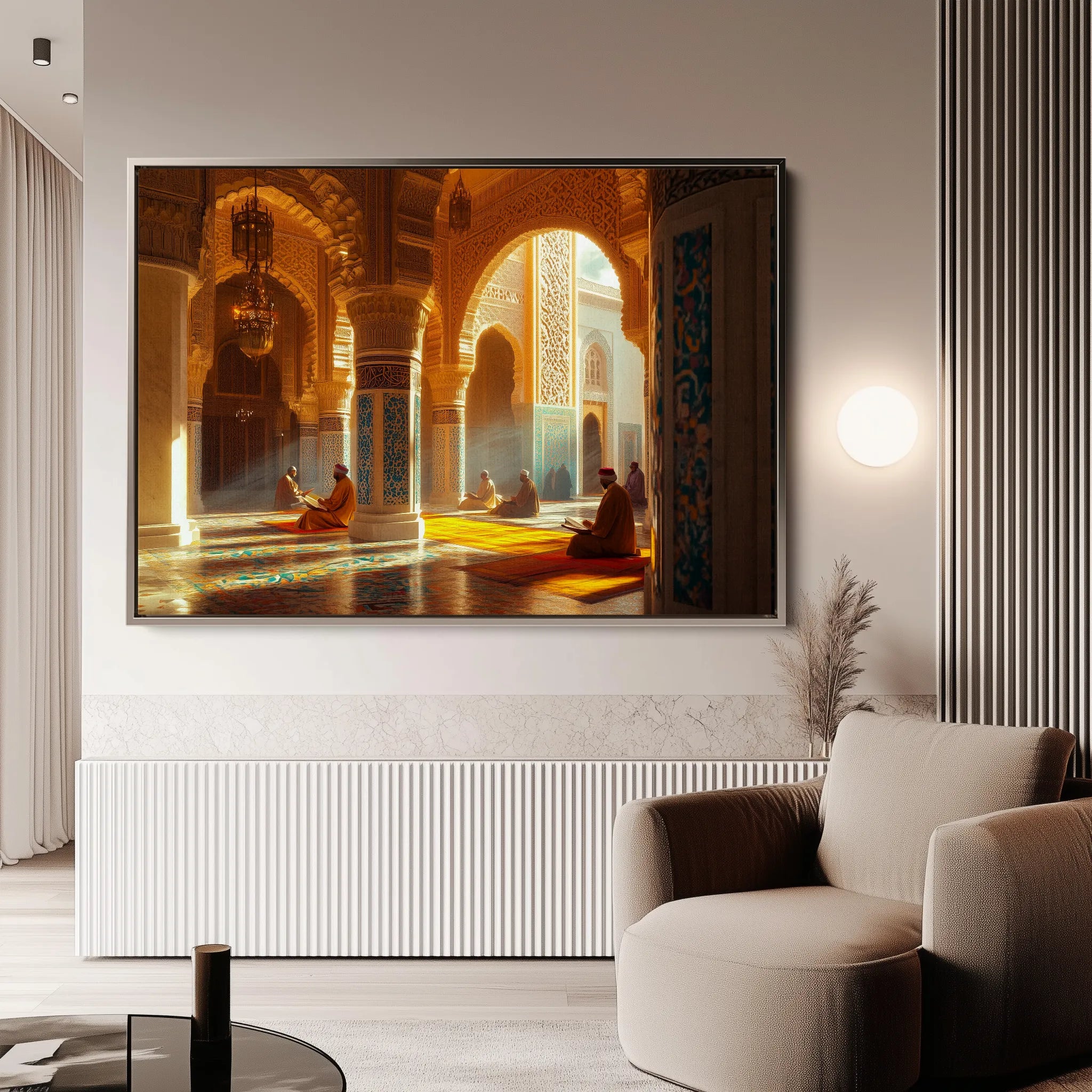 Orientalist 131 Canvas Art 18" x 24" / 45 x 60 cm / Black