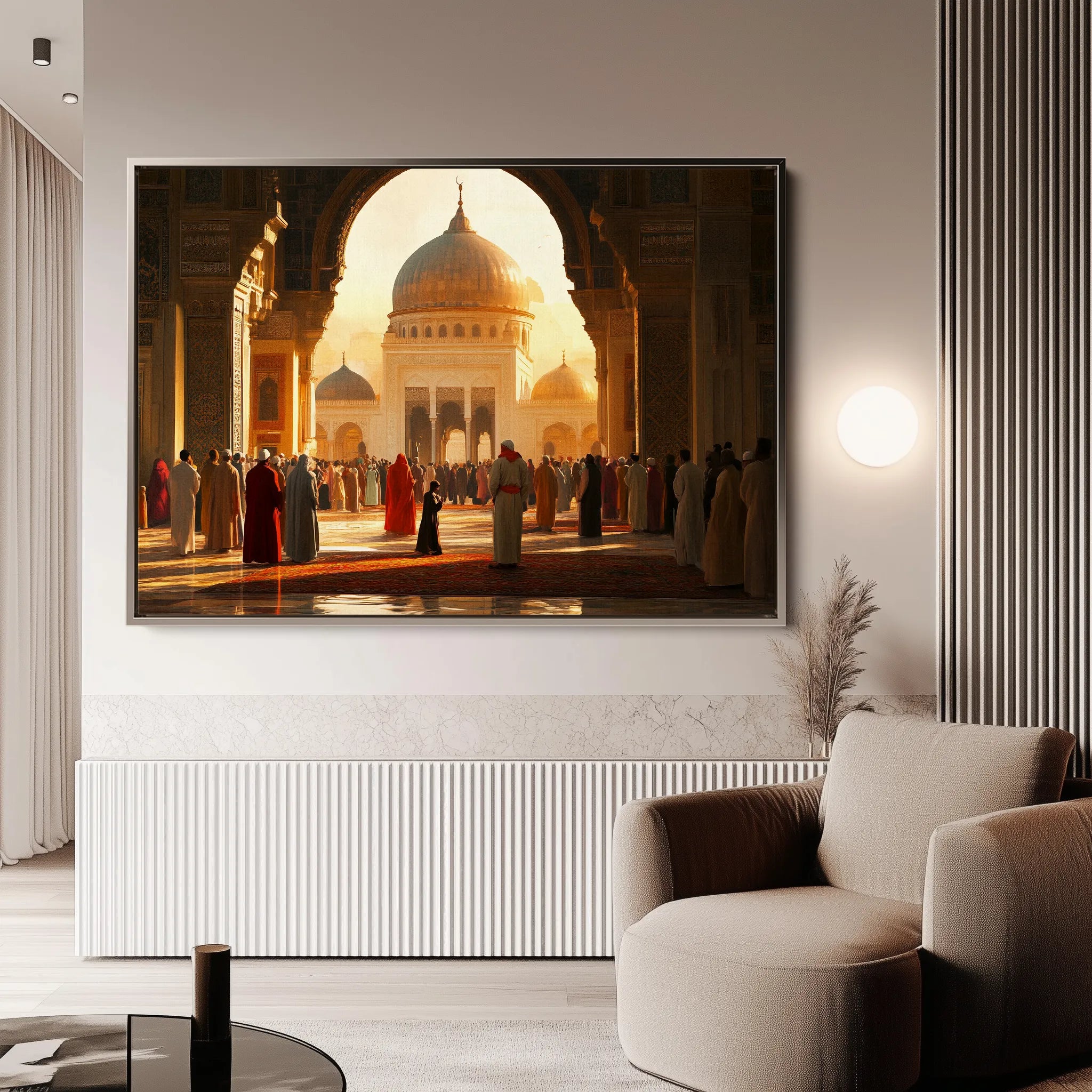 Orientalist 132 Canvas Art 18" x 24" / 45 x 60 cm / Black