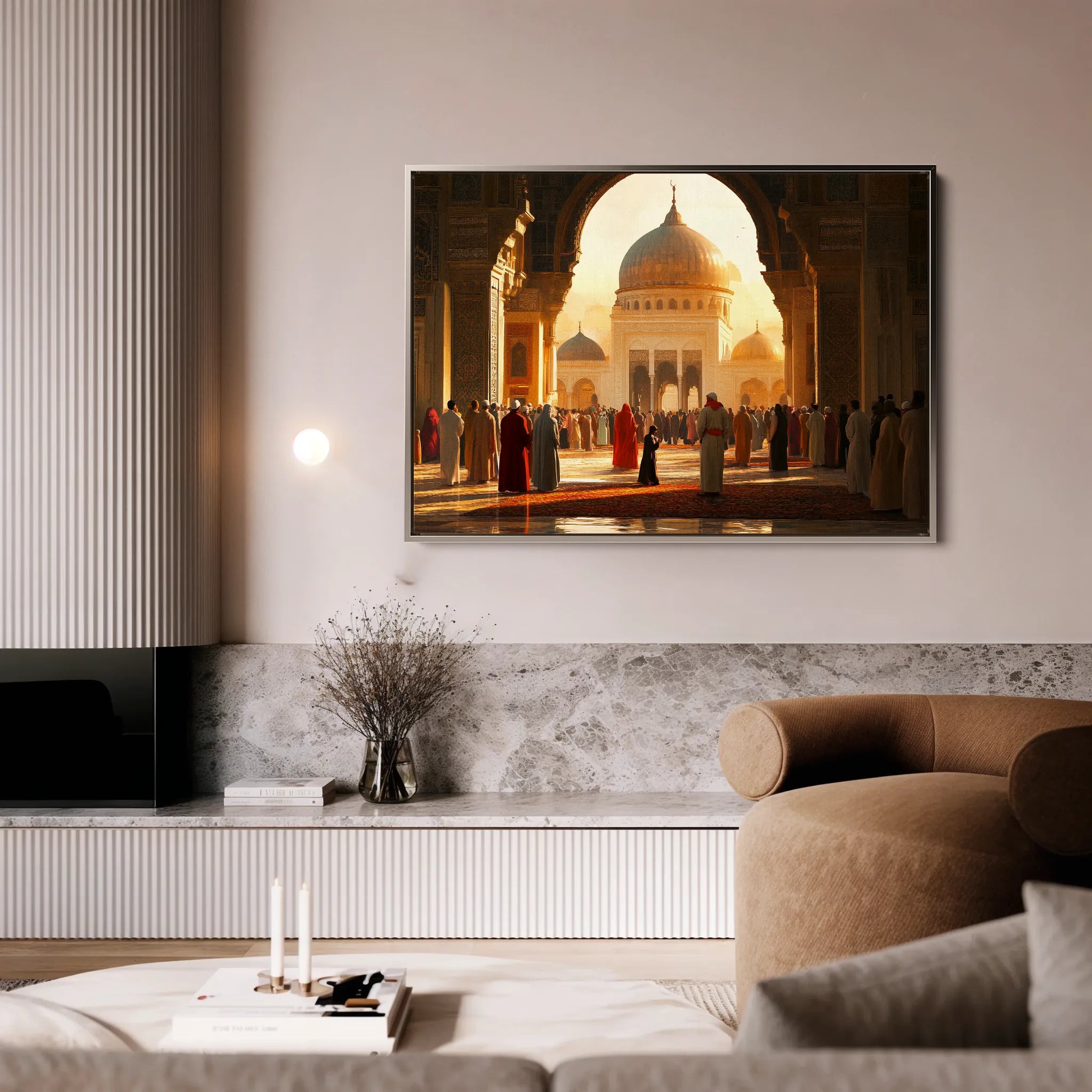 Orientalist 132 Canvas Art 18" x 24" / 45 x 60 cm / Black