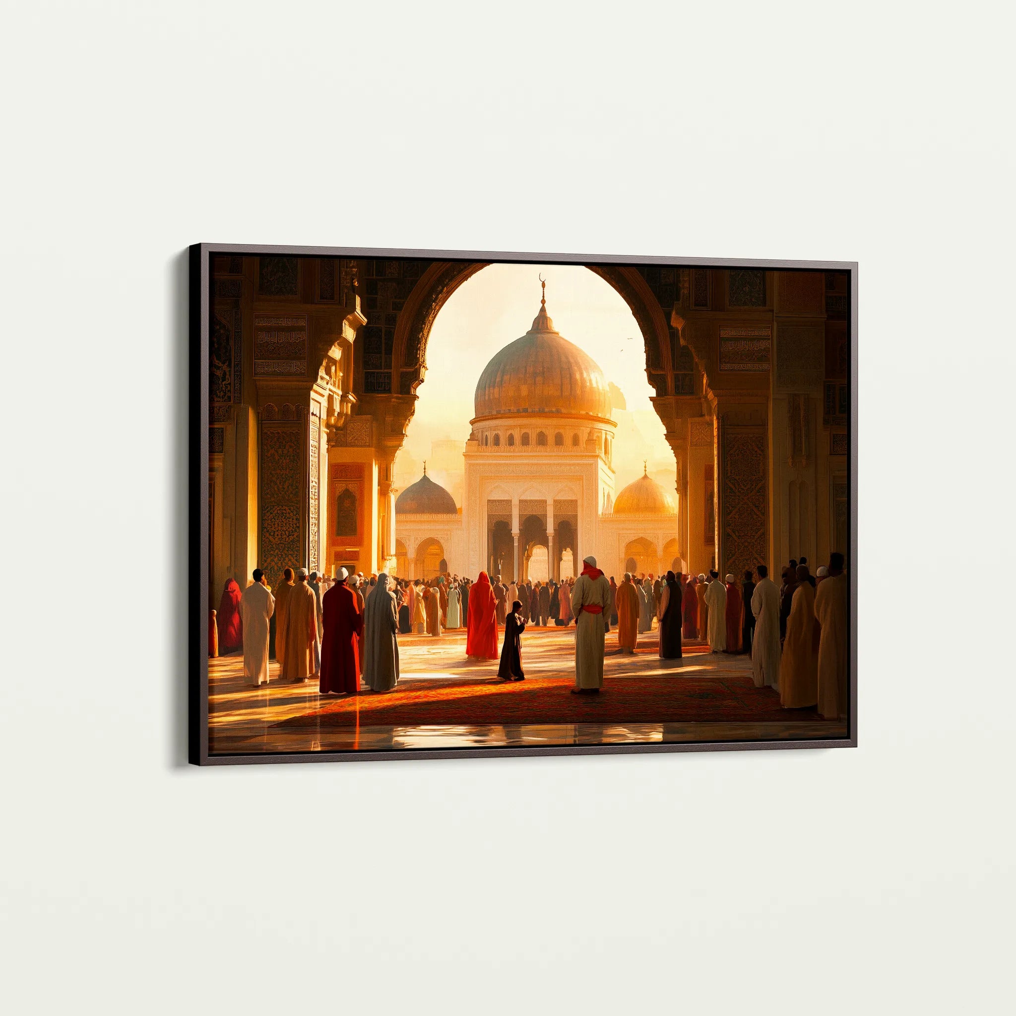 Orientalist 132 Canvas Art 18" x 24" / 45 x 60 cm / Black