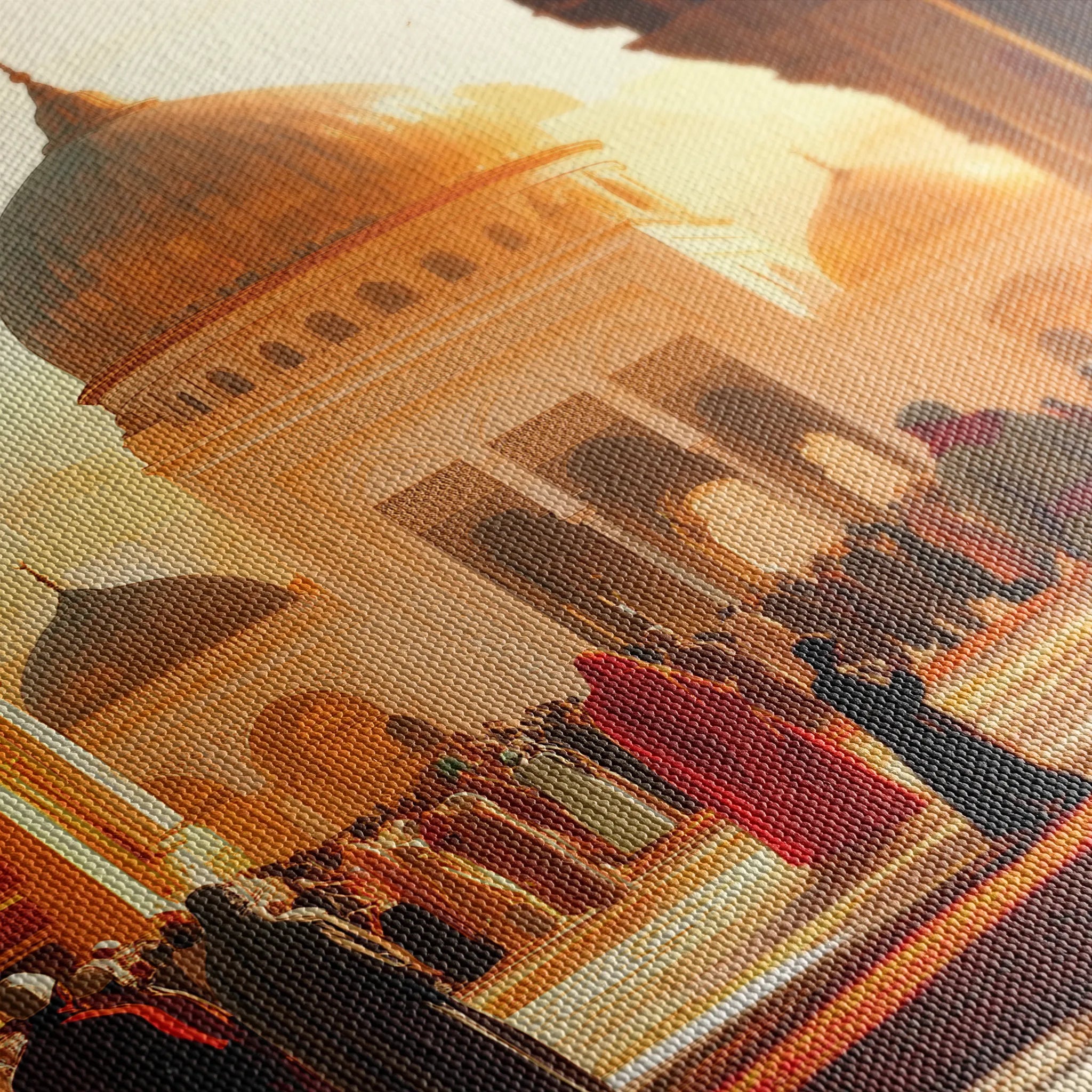Orientalist 132 Canvas Art 18" x 24" / 45 x 60 cm / Black