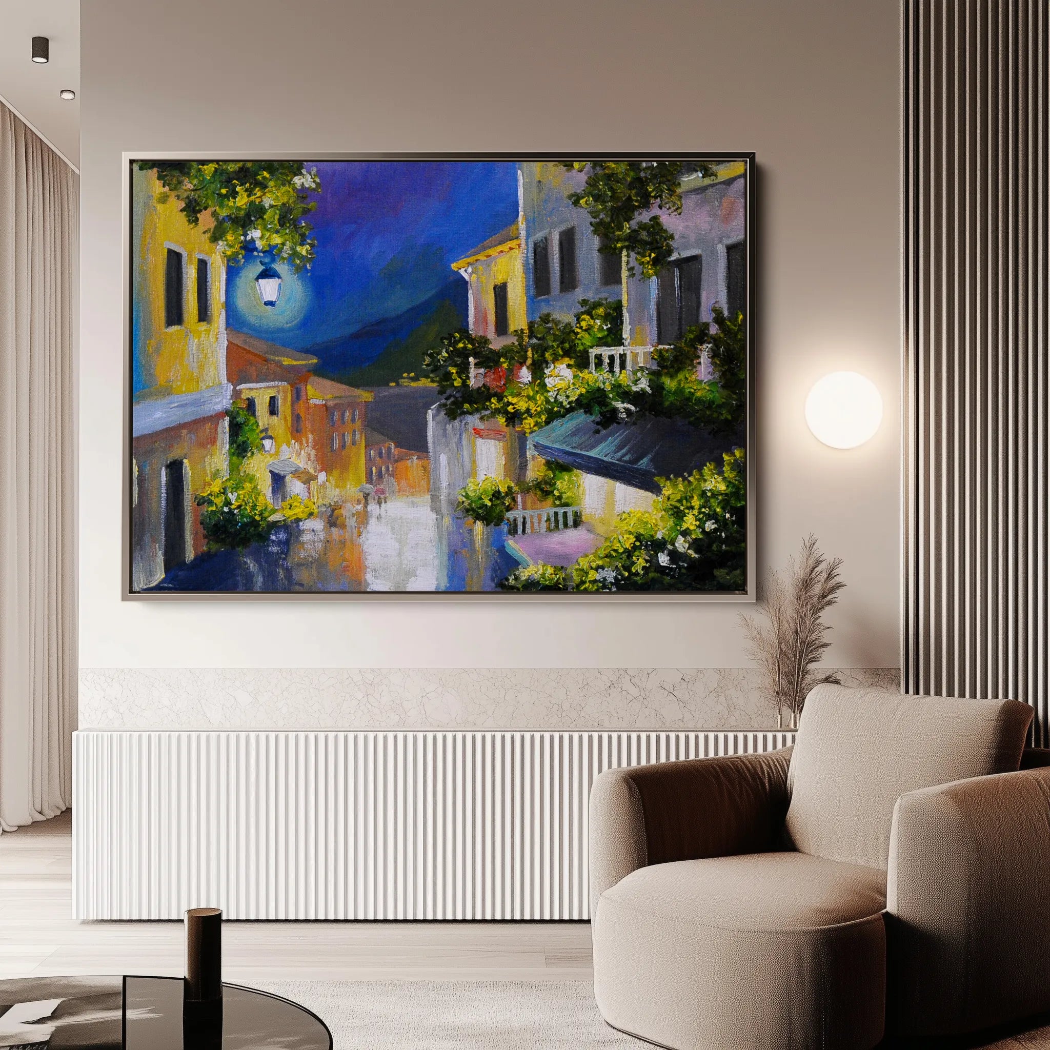 Landscape 134 Canvas Art 18" x 24" / 45 x 60 cm / Black