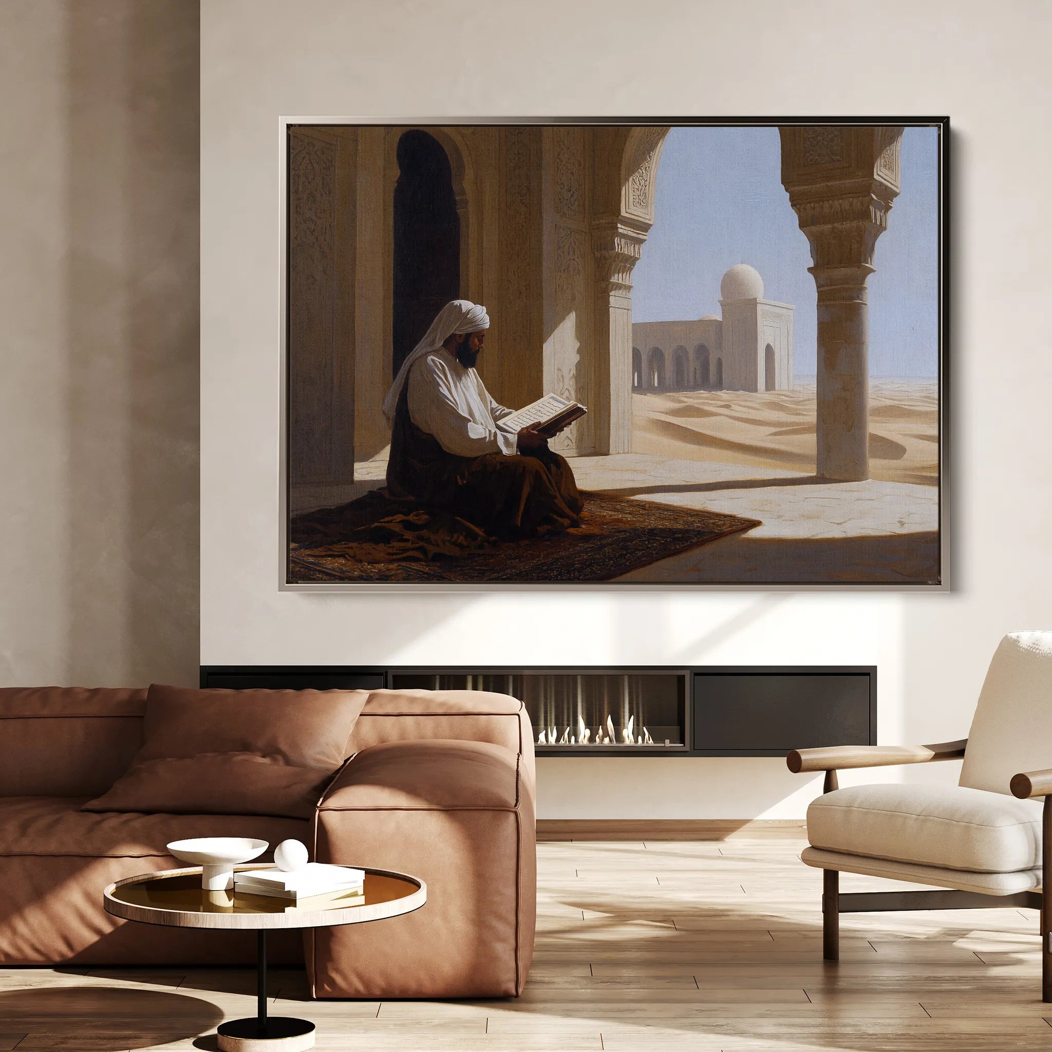 Orientalist 134 Canvas Art 18" x 24" / 45 x 60 cm / Black