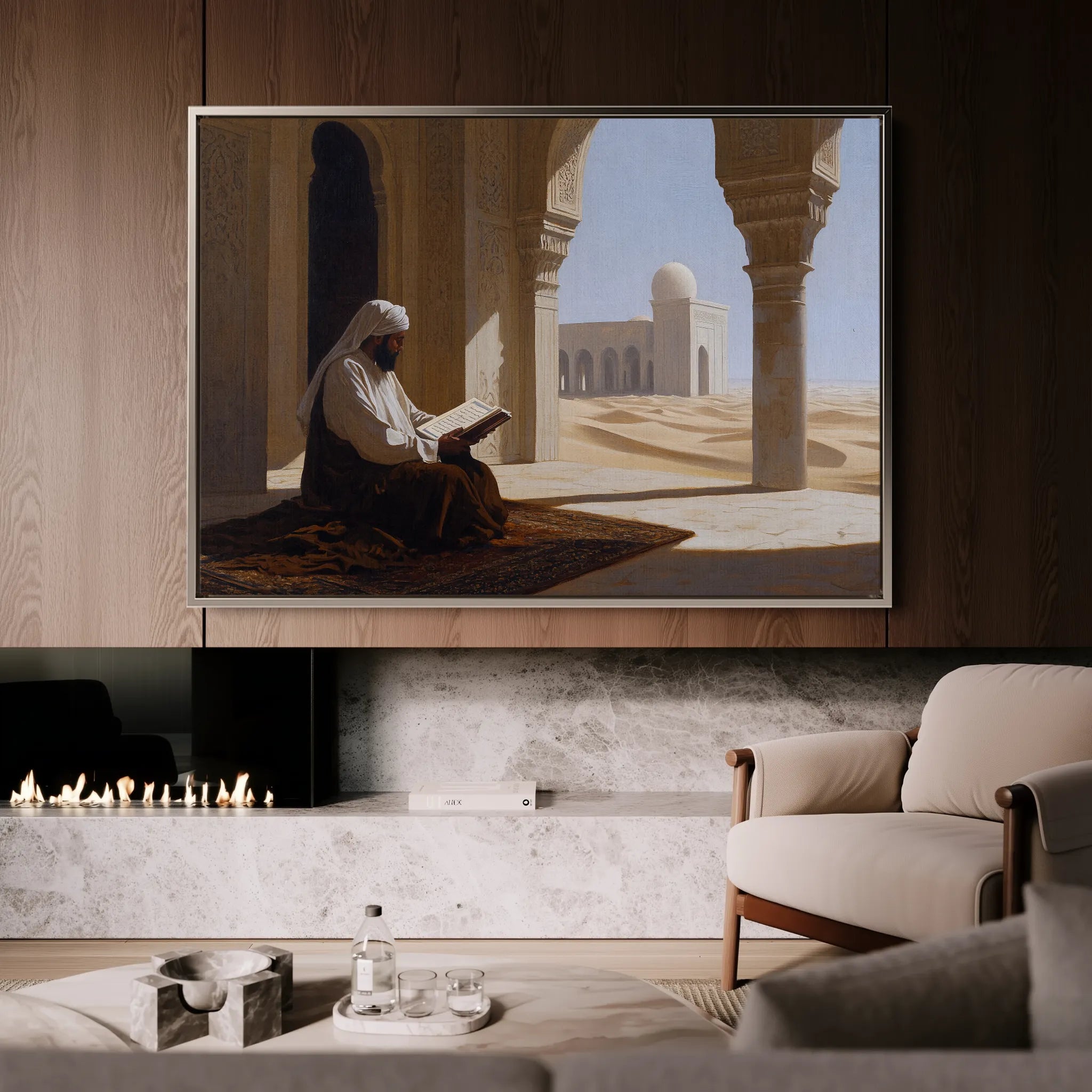 Orientalist 134 Canvas Art 18" x 24" / 45 x 60 cm / Black