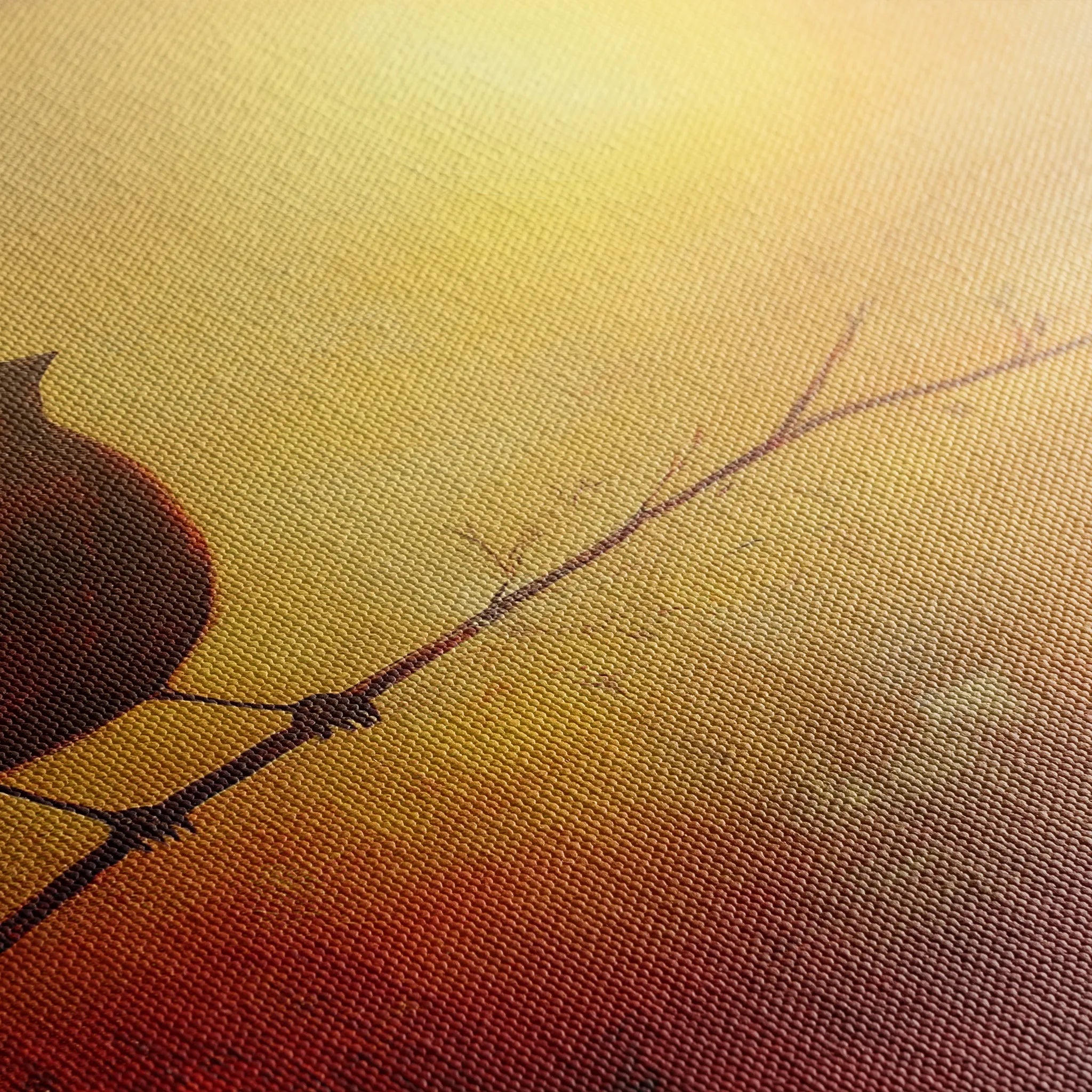 Animals 135 Canvas Art 18" x 24" / 45 x 60 cm / Black