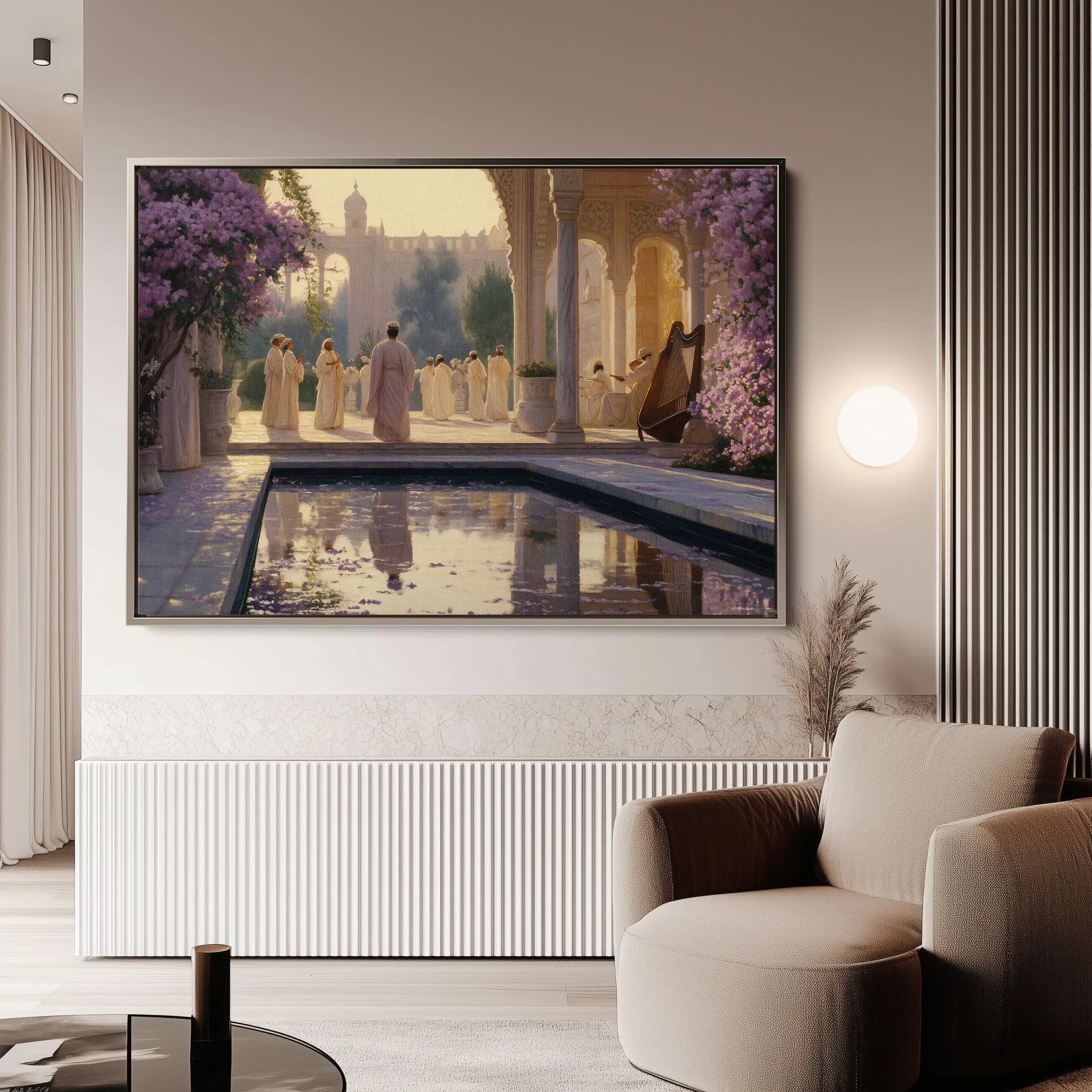 Orientalist 135 Canvas Art 18" x 24" / 45 x 60 cm / Black