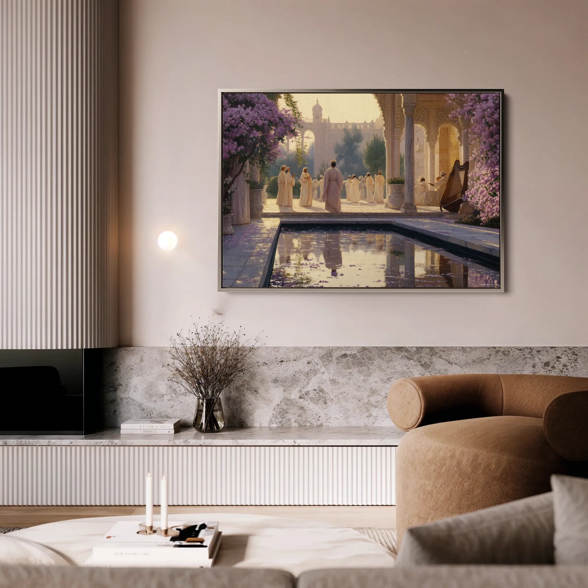 Orientalist 135 Canvas Art 18" x 24" / 45 x 60 cm / Black