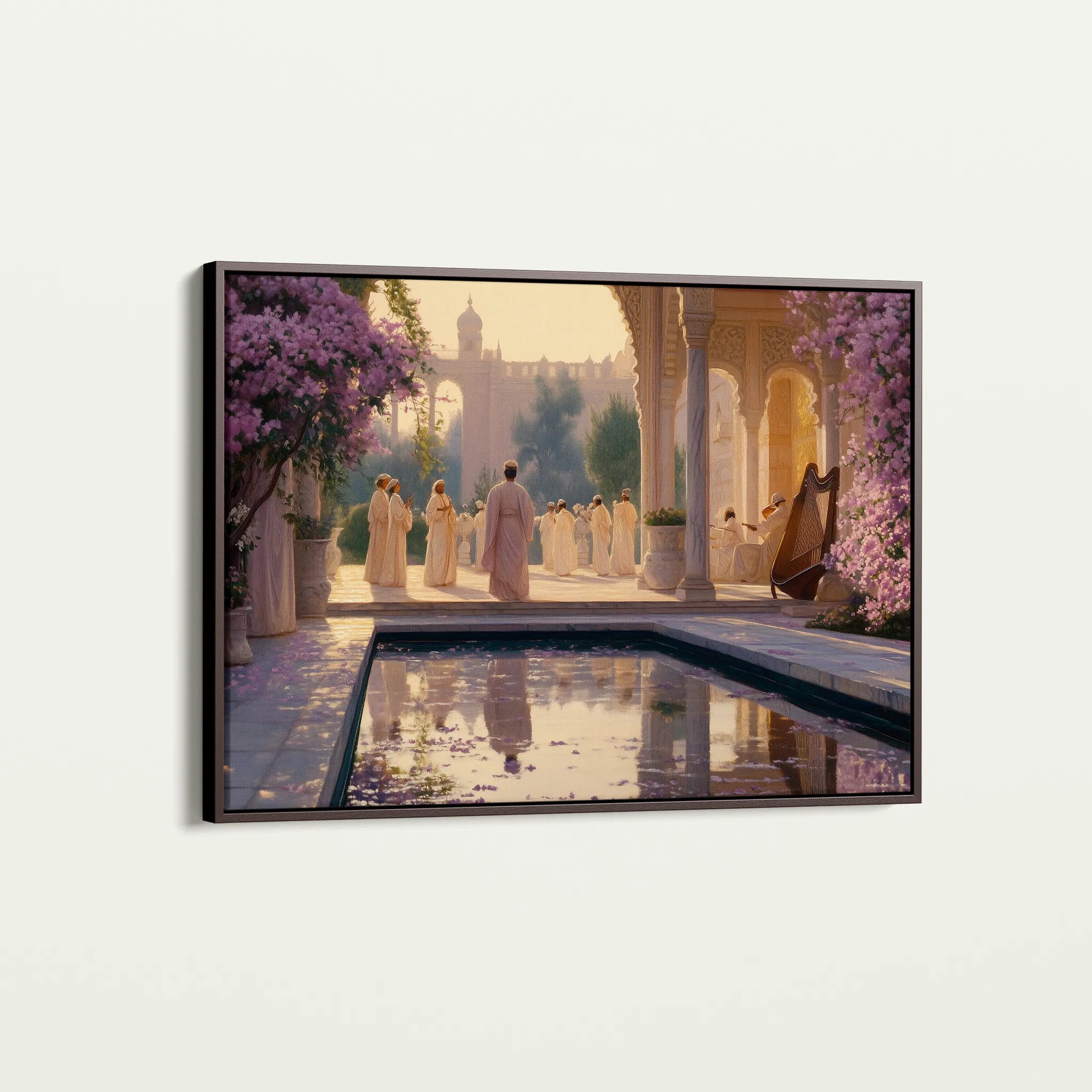 Orientalist 135 Canvas Art 18" x 24" / 45 x 60 cm / Black