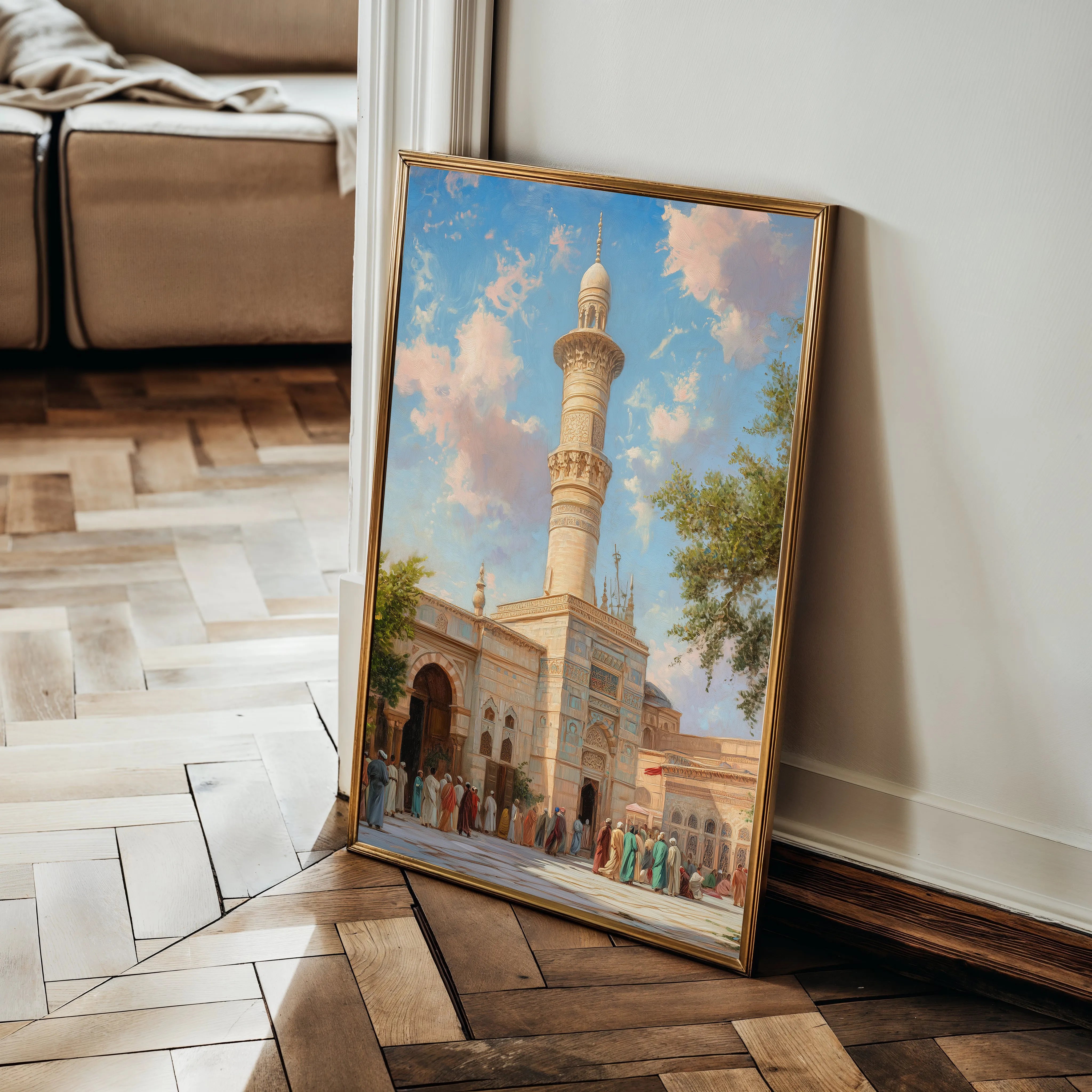 Orientalist 136 Canvas Art 18" x 24" / 45 x 60 cm / Black