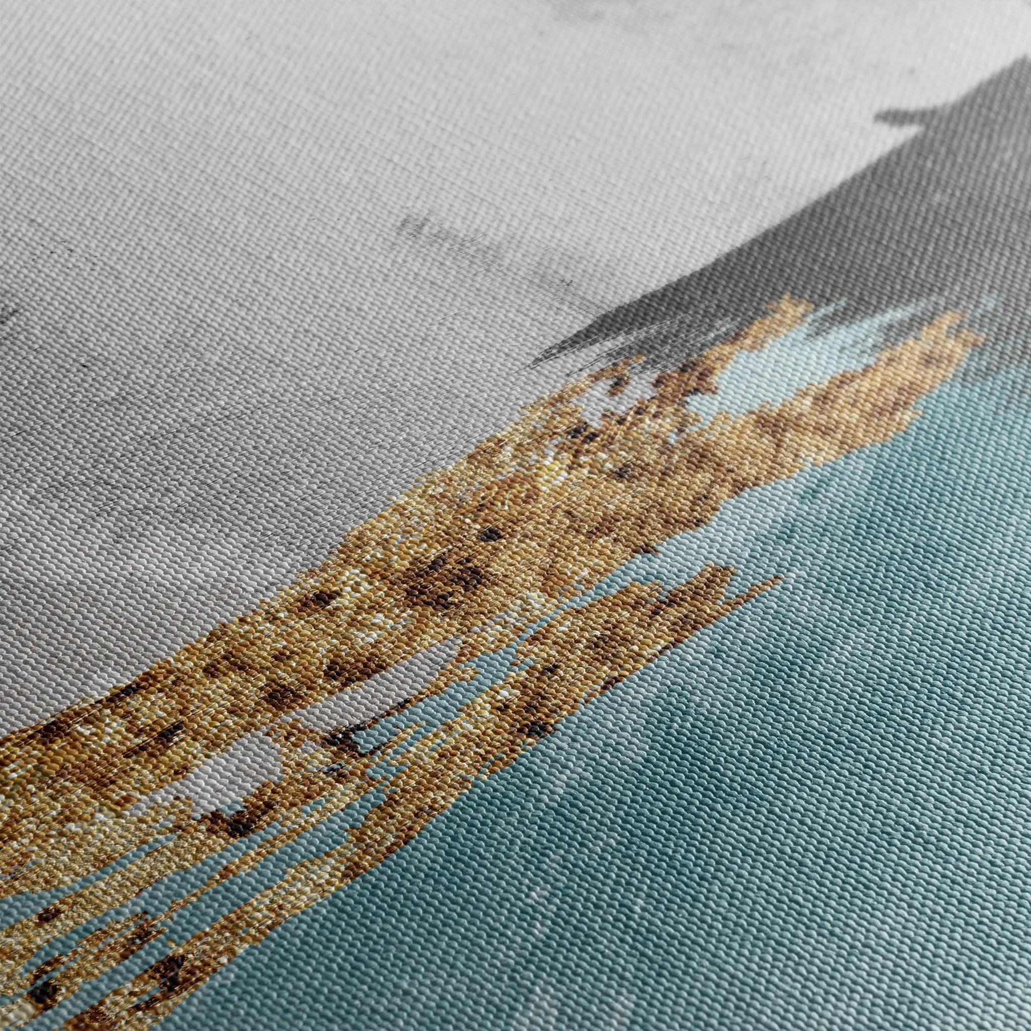 Abstract 137 Canvas Art 18" x 24" / 45 x 60 cm / Black