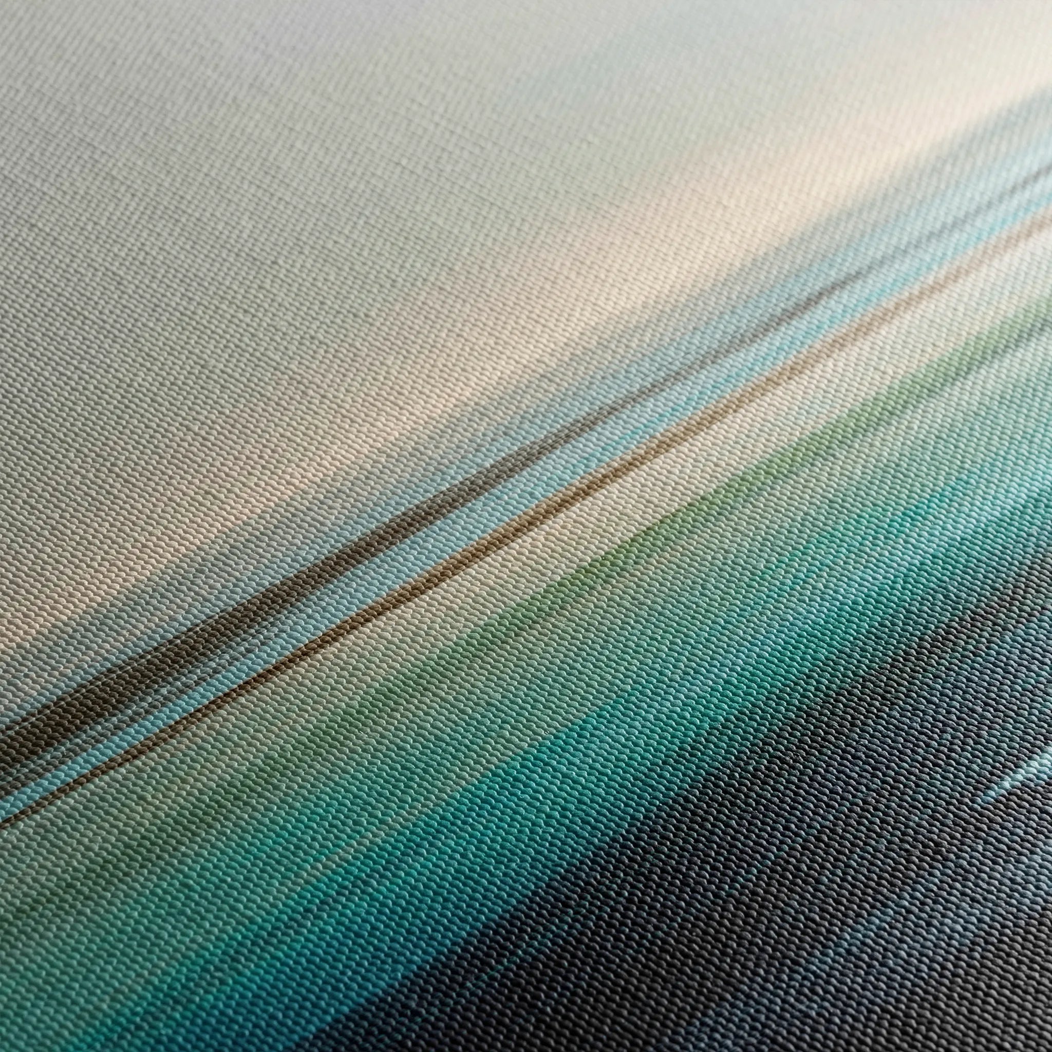 Abstract 1377 Canvas Art 16" x 16" / 40 x 40 cm / Black