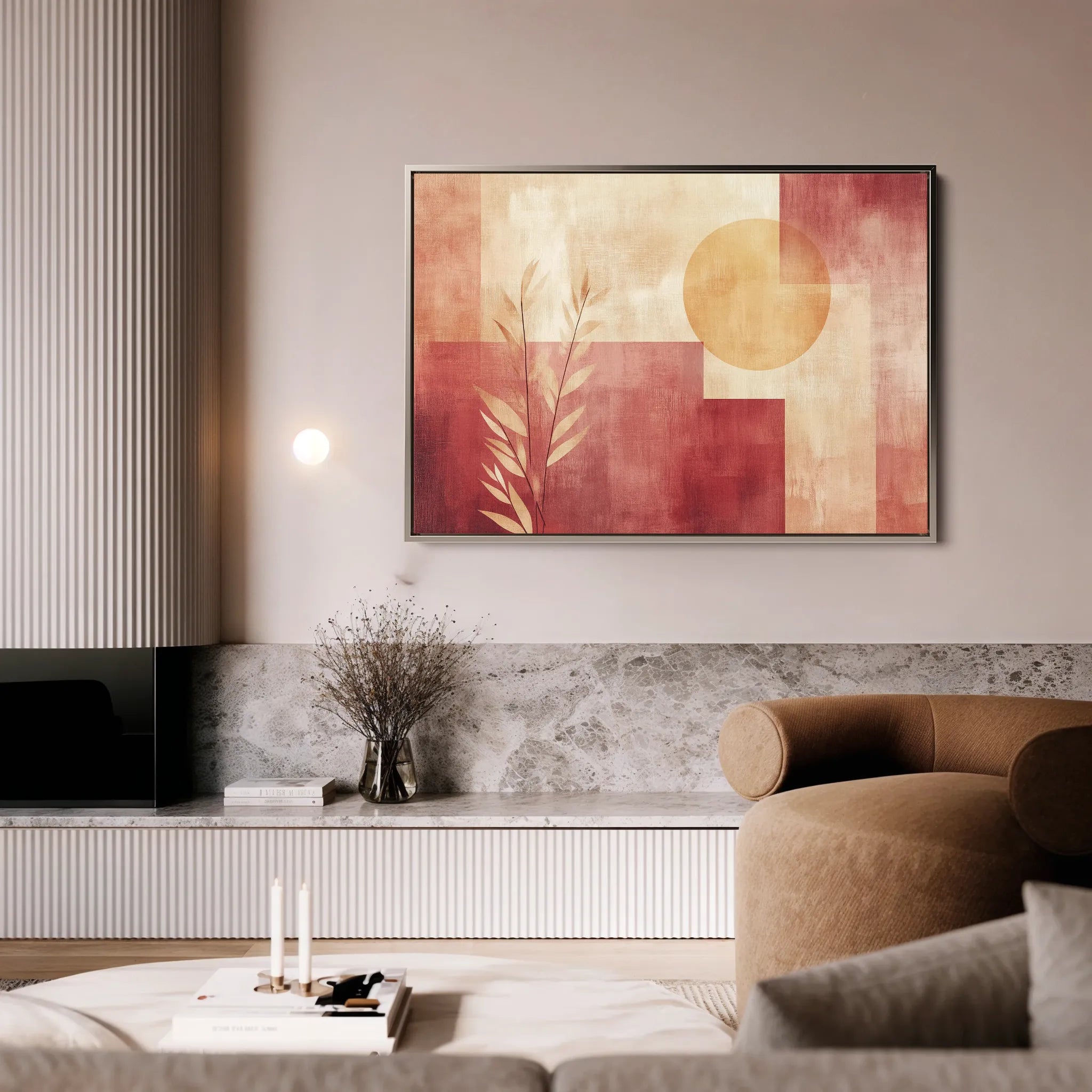 Boho 138 Canvas Art 18" x 24" / 45 x 60 cm / Black