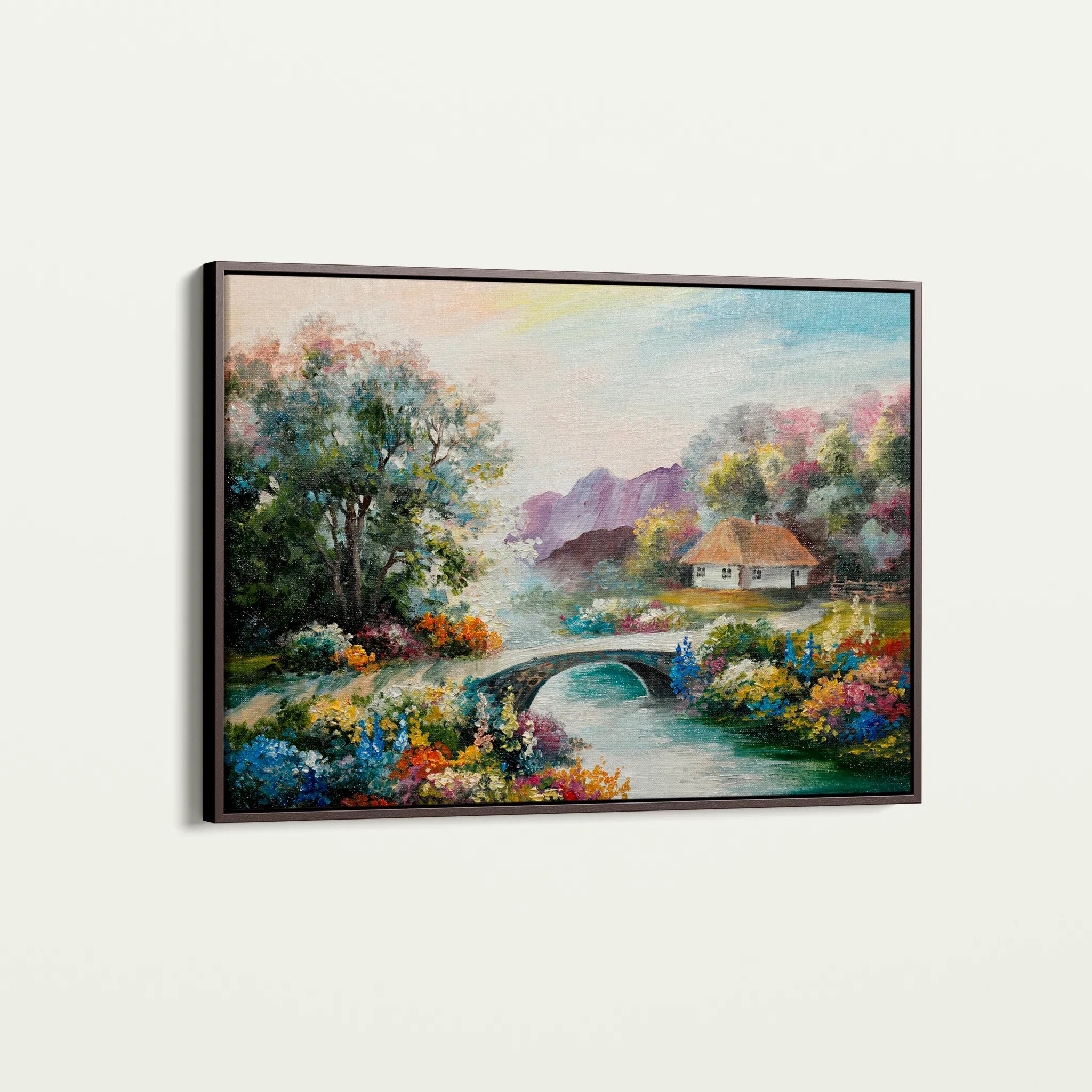 Landscape 138 Canvas Art 18" x 24" / 45 x 60 cm / Black