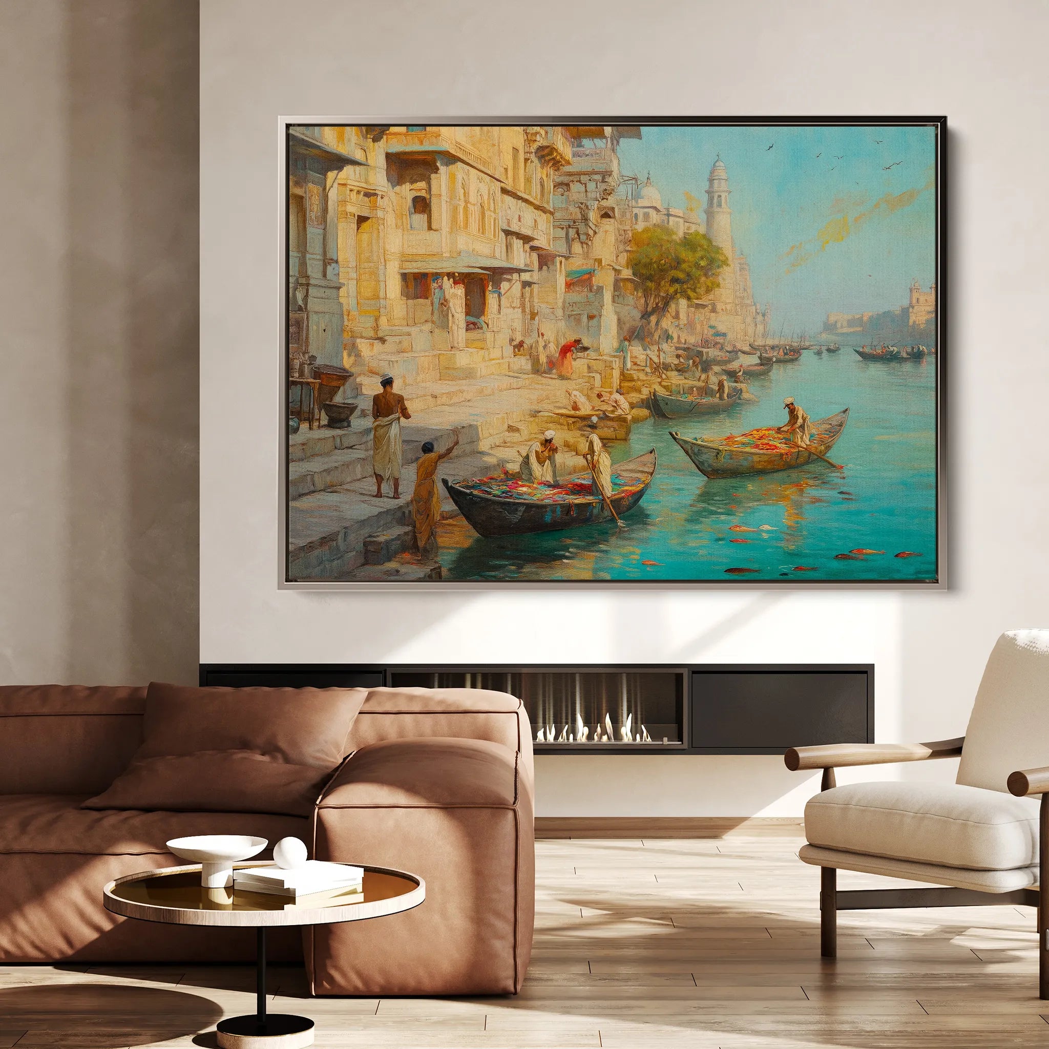 Orientalist 138 Canvas Art 18" x 24" / 45 x 60 cm / Black