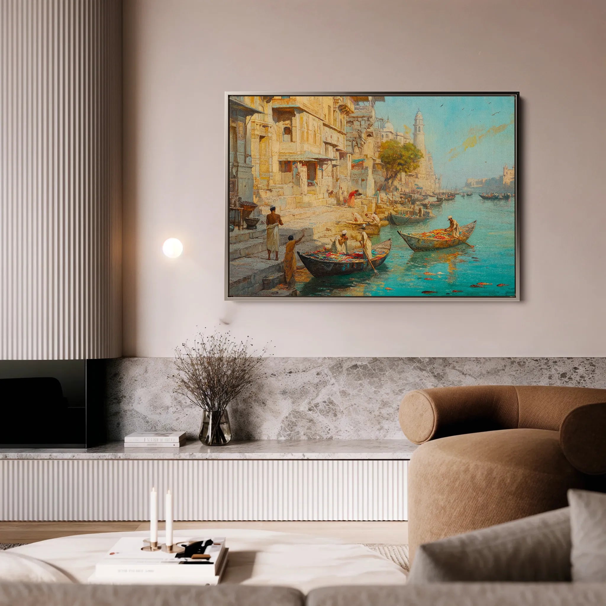 Orientalist 138 Canvas Art 18" x 24" / 45 x 60 cm / Black