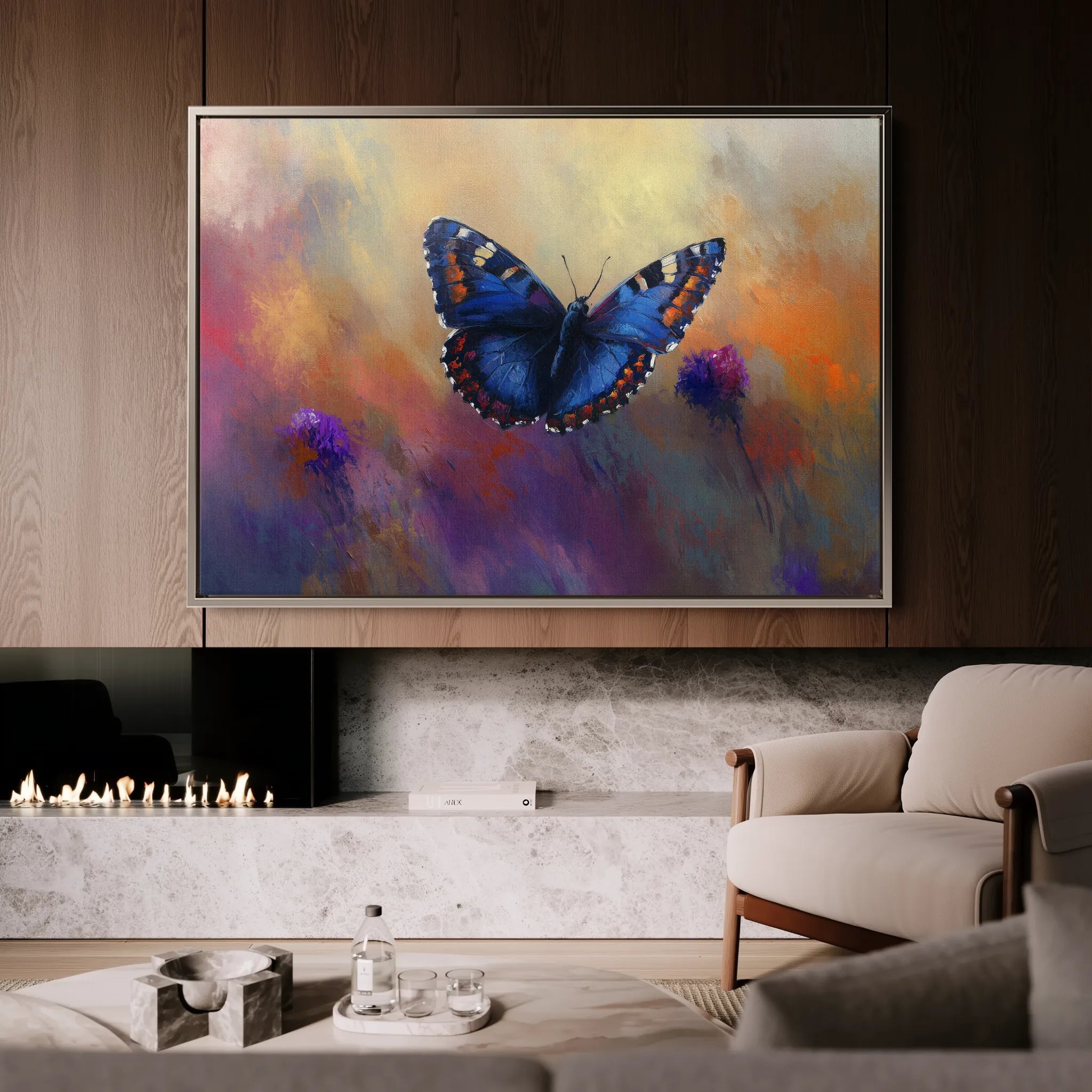 Animals 139 Canvas Art 18" x 24" / 45 x 60 cm / Black