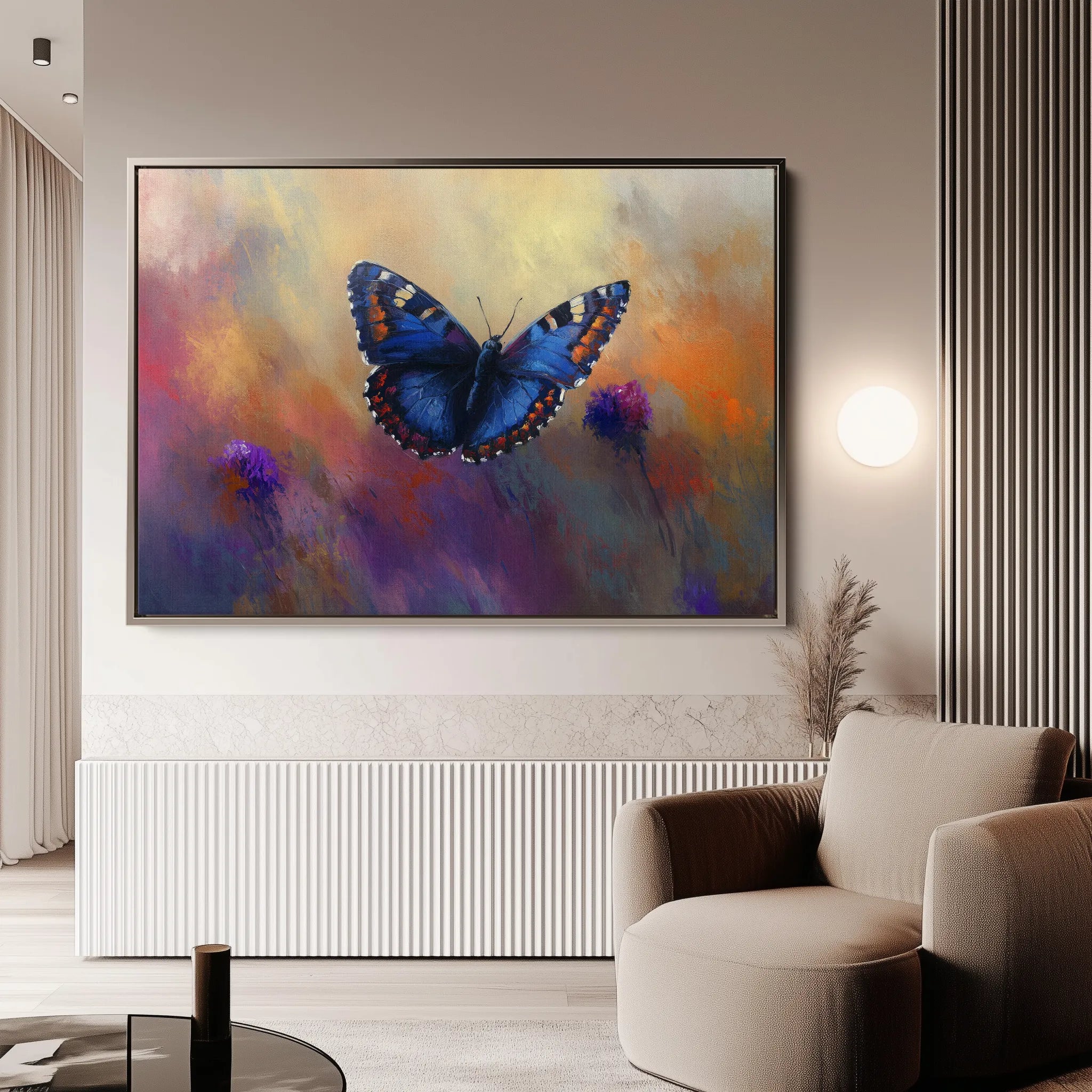 Animals 139 Canvas Art 18" x 24" / 45 x 60 cm / Black