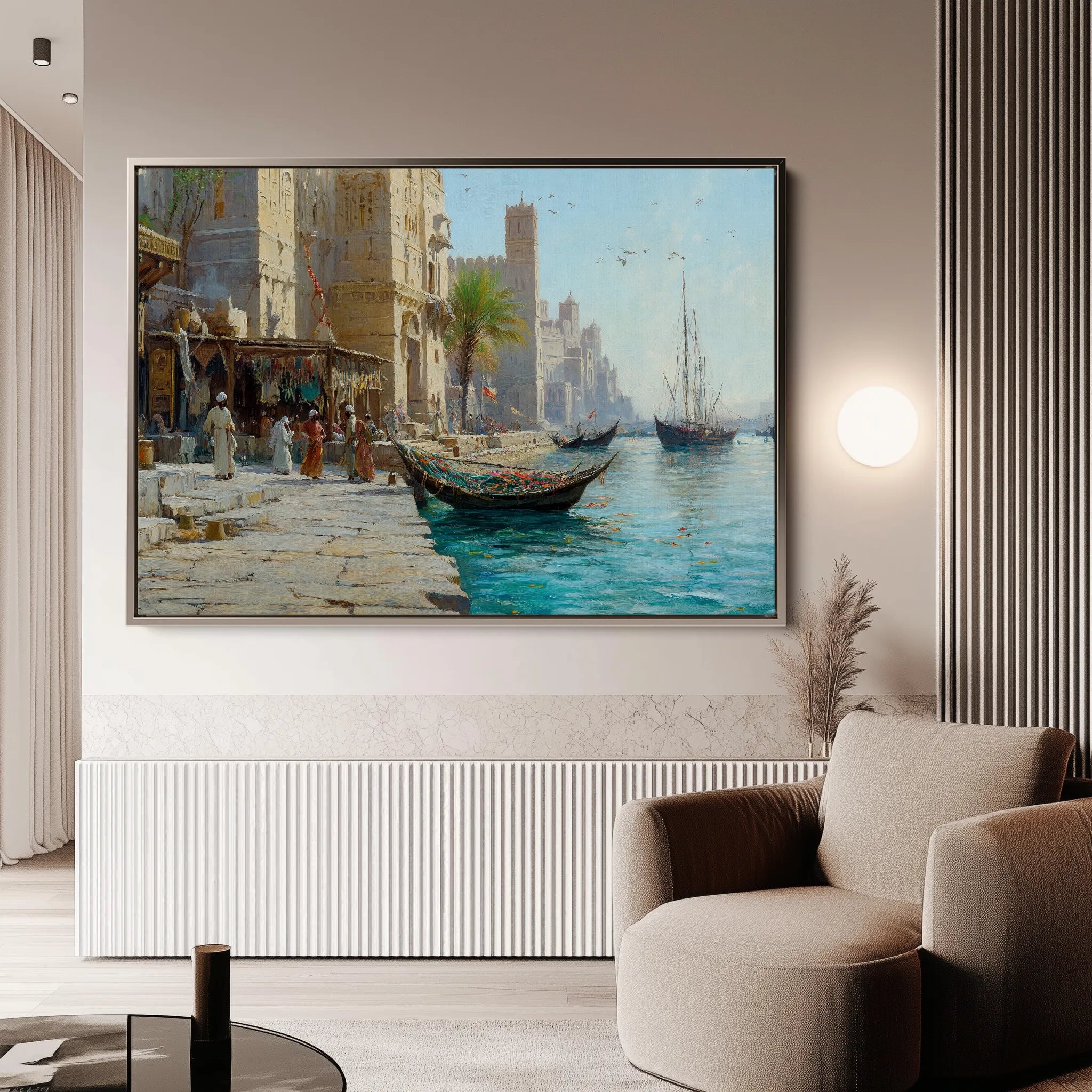 Orientalist 139 Canvas Art 18" x 24" / 45 x 60 cm / Black