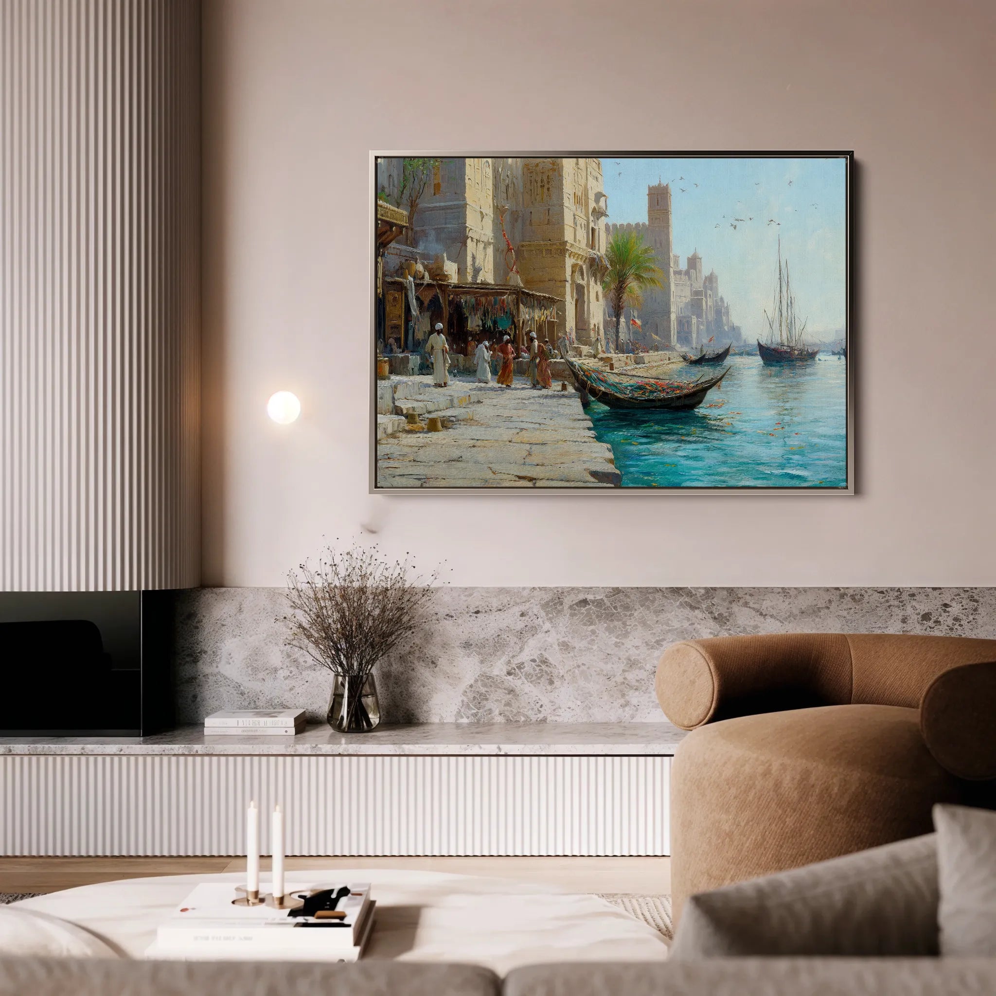 Orientalist 139 Canvas Art 18" x 24" / 45 x 60 cm / Black