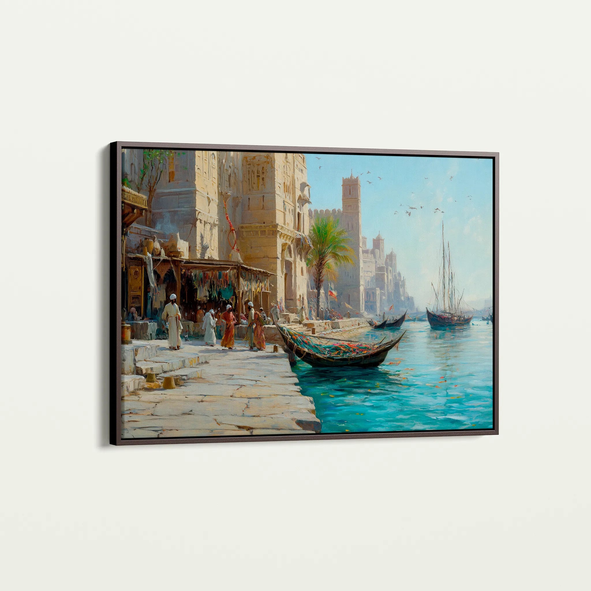 Orientalist 139 Canvas Art 18" x 24" / 45 x 60 cm / Black