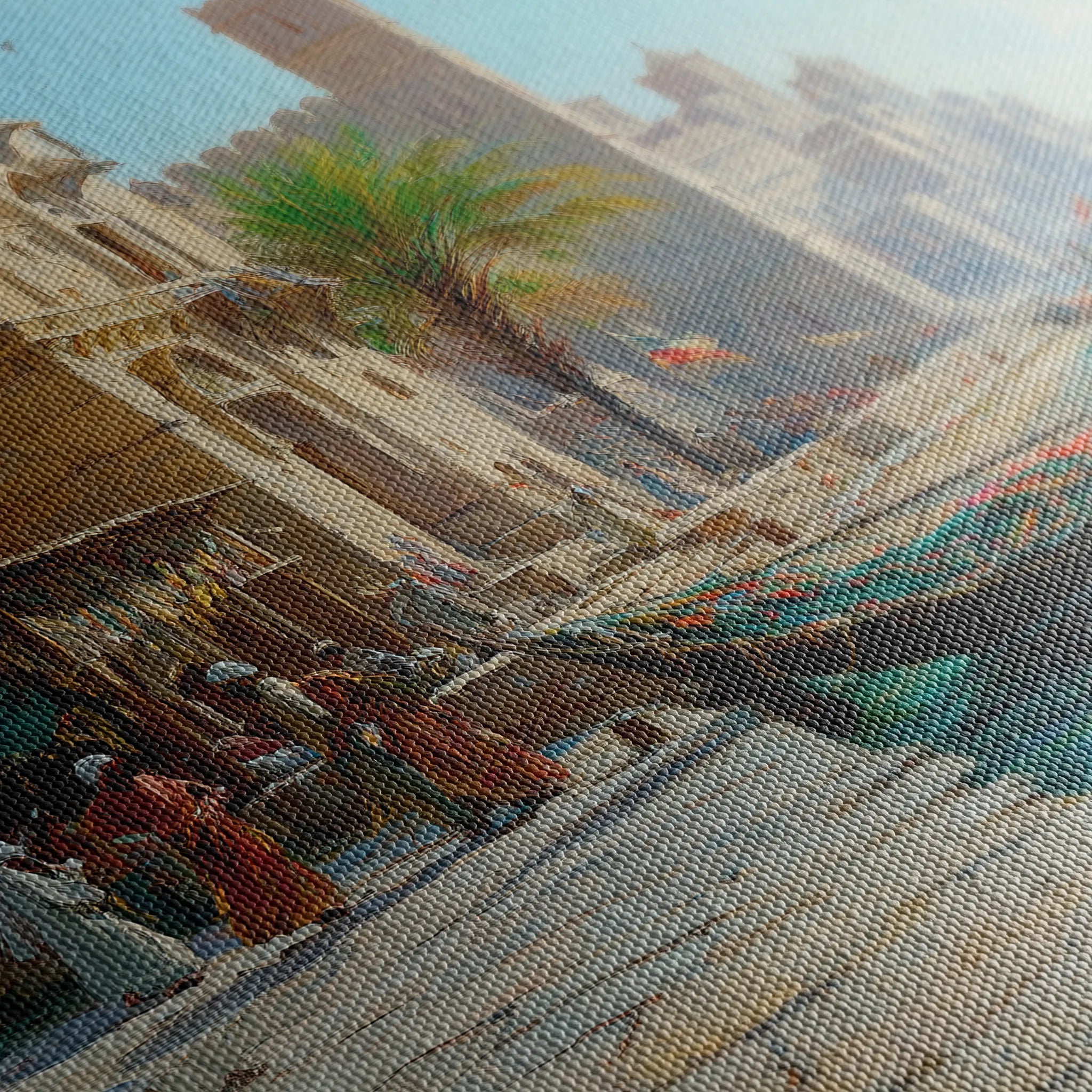 Orientalist 139 Canvas Art 18" x 24" / 45 x 60 cm / Black
