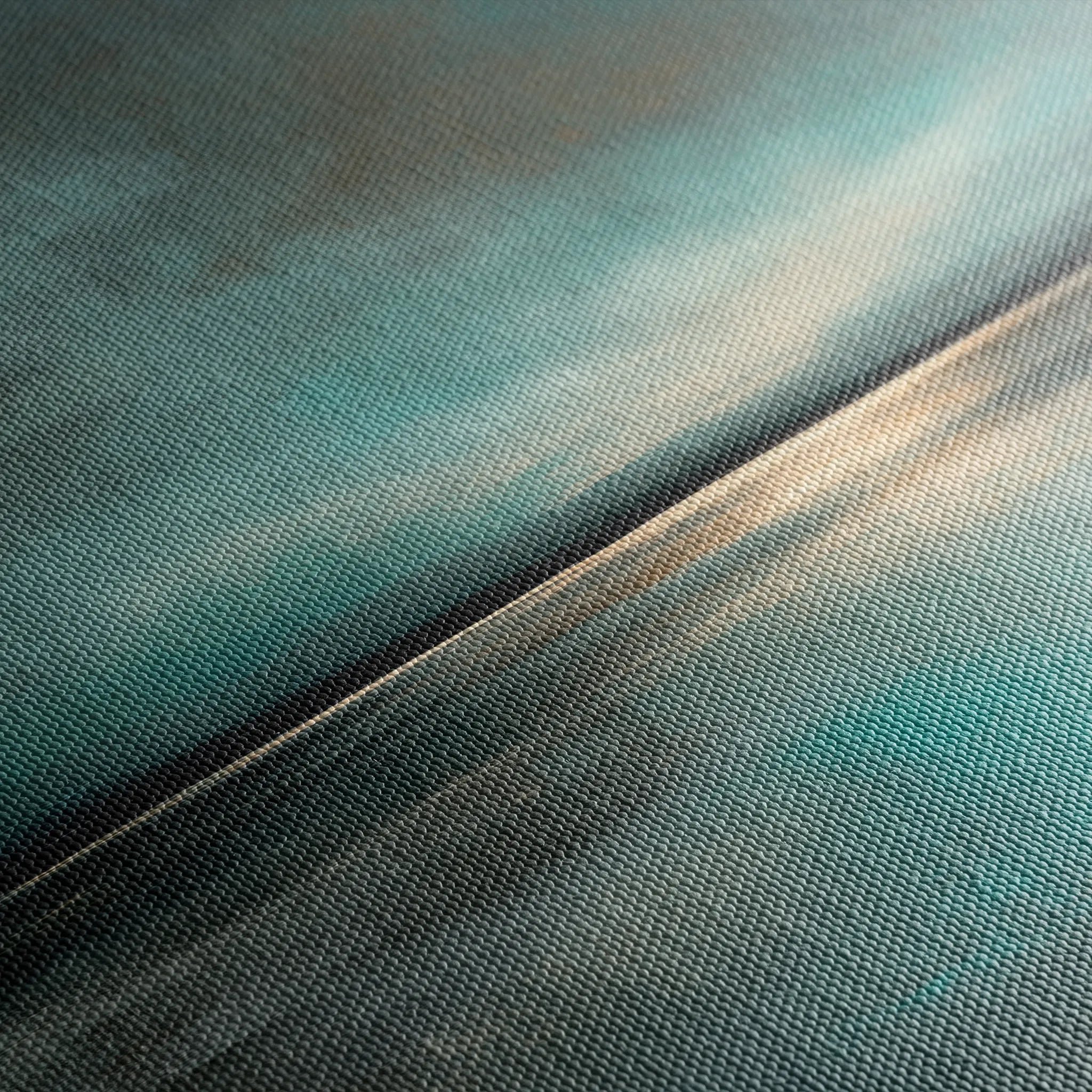 Abstract 1397 Canvas Art 16" x 16" / 40 x 40 cm / Black
