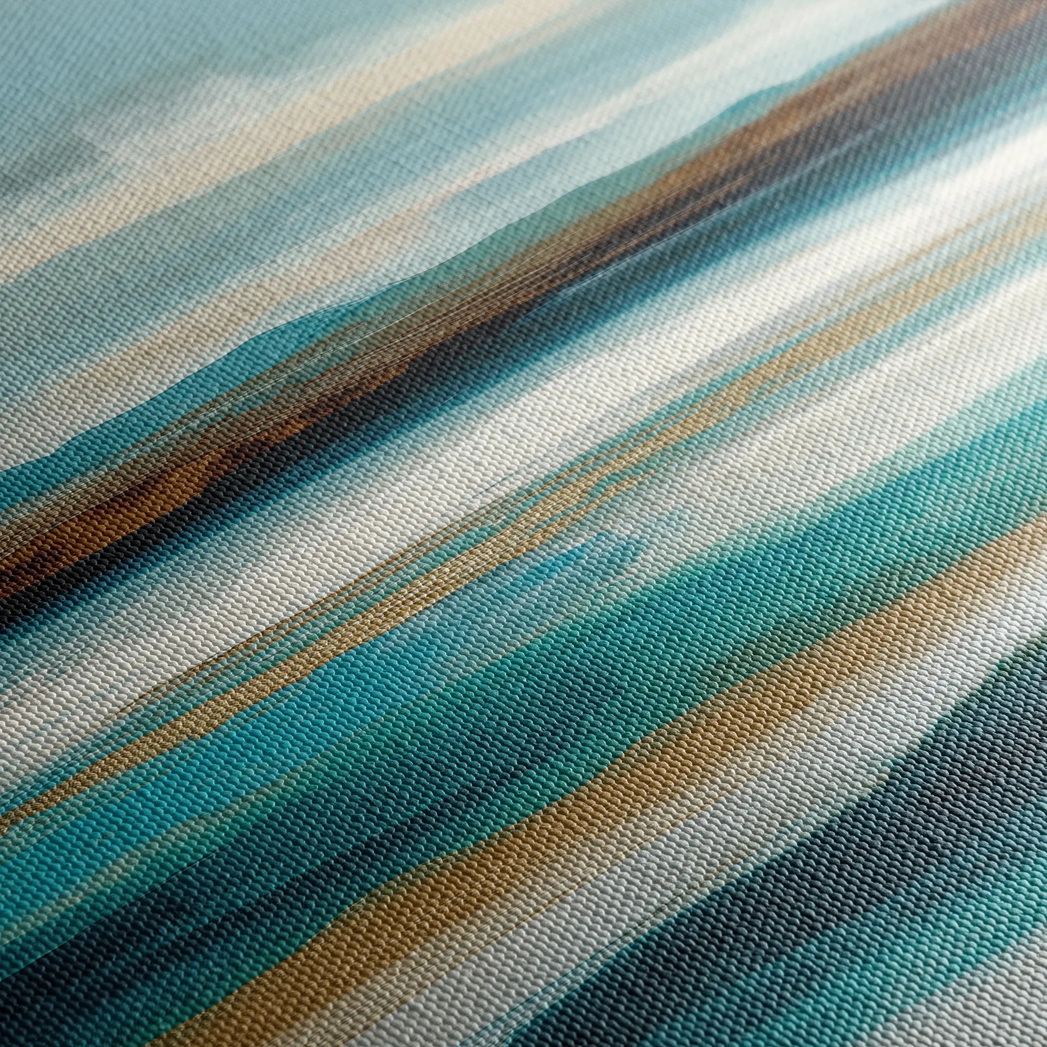 Abstract 1416 Canvas Art 16" x 16" / 40 x 40 cm / Black