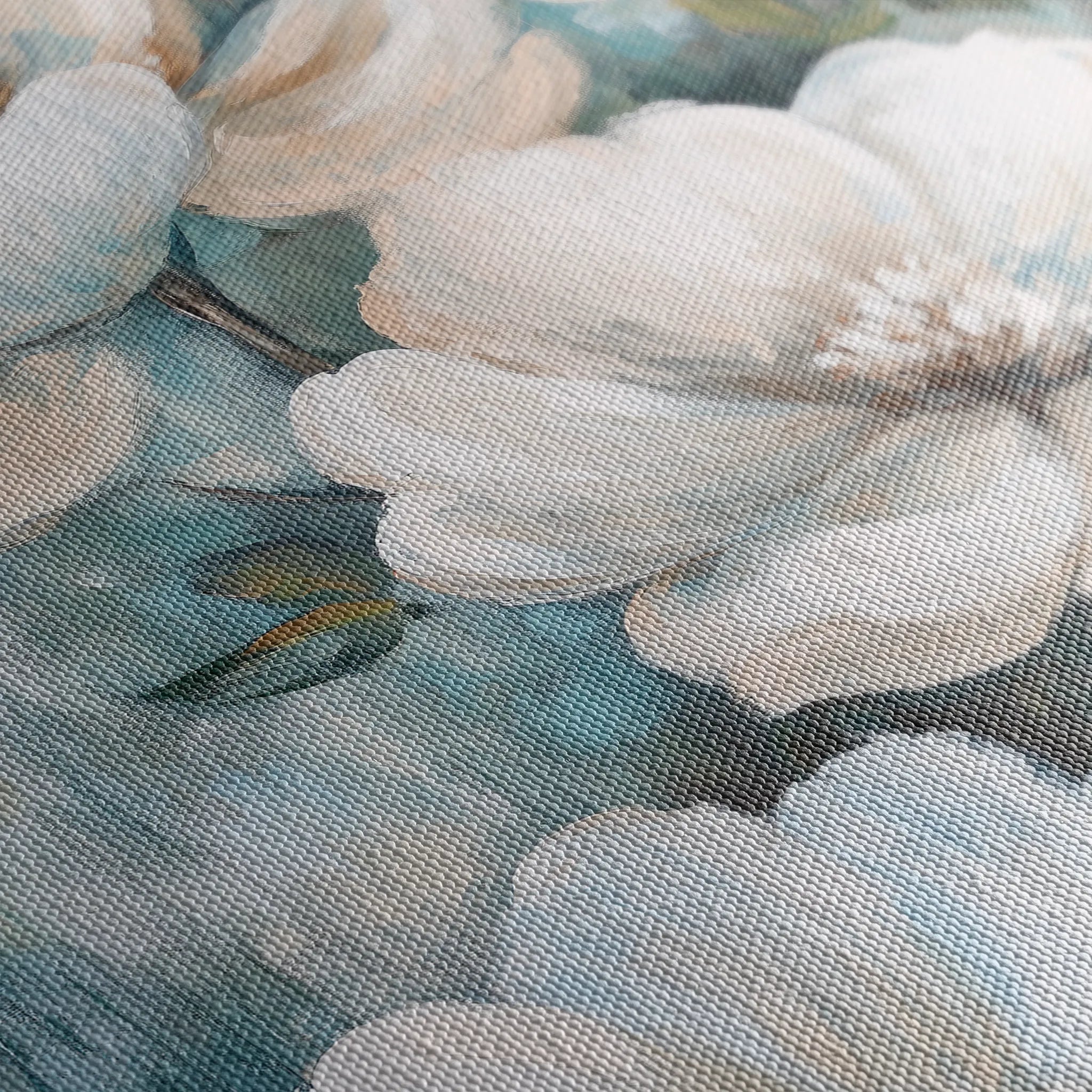 Floral 1427 Canvas Art 18" x 24" / 45 x 60 cm / Black