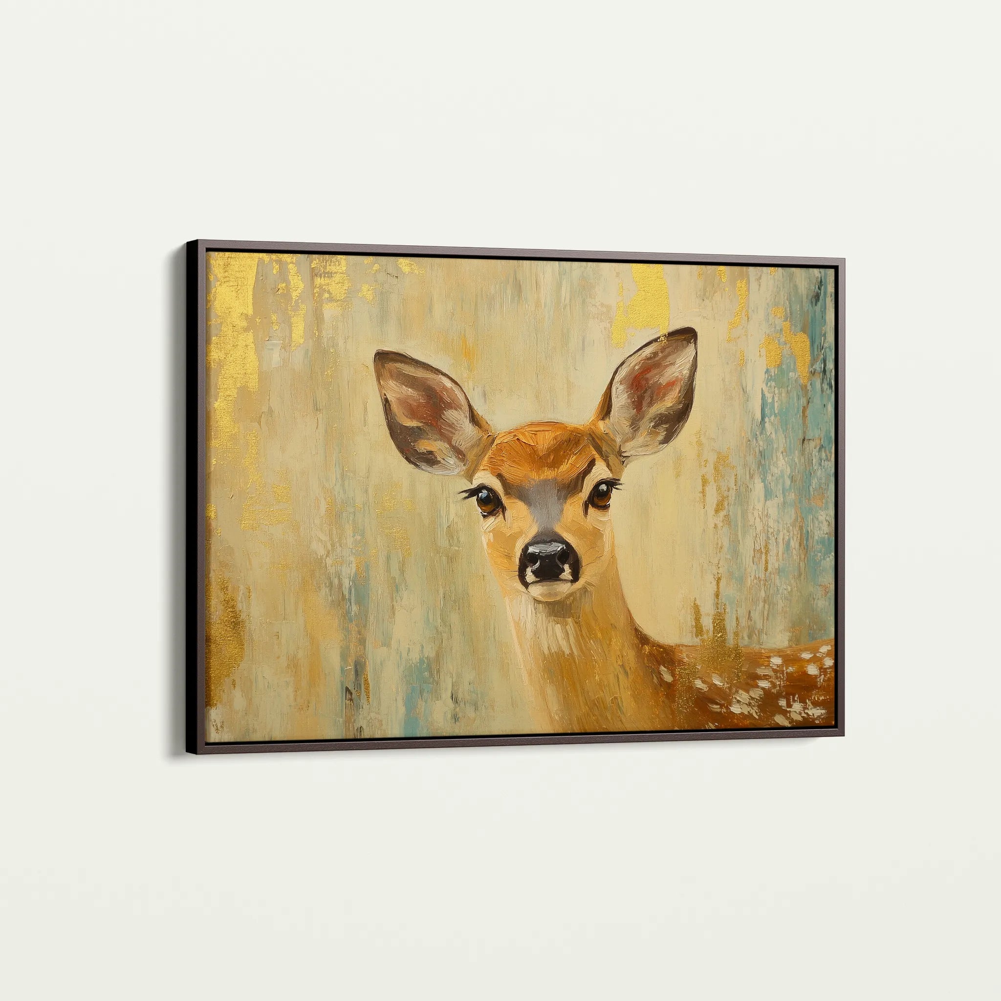 Animals 143 Canvas Art 18" x 24" / 45 x 60 cm / Black