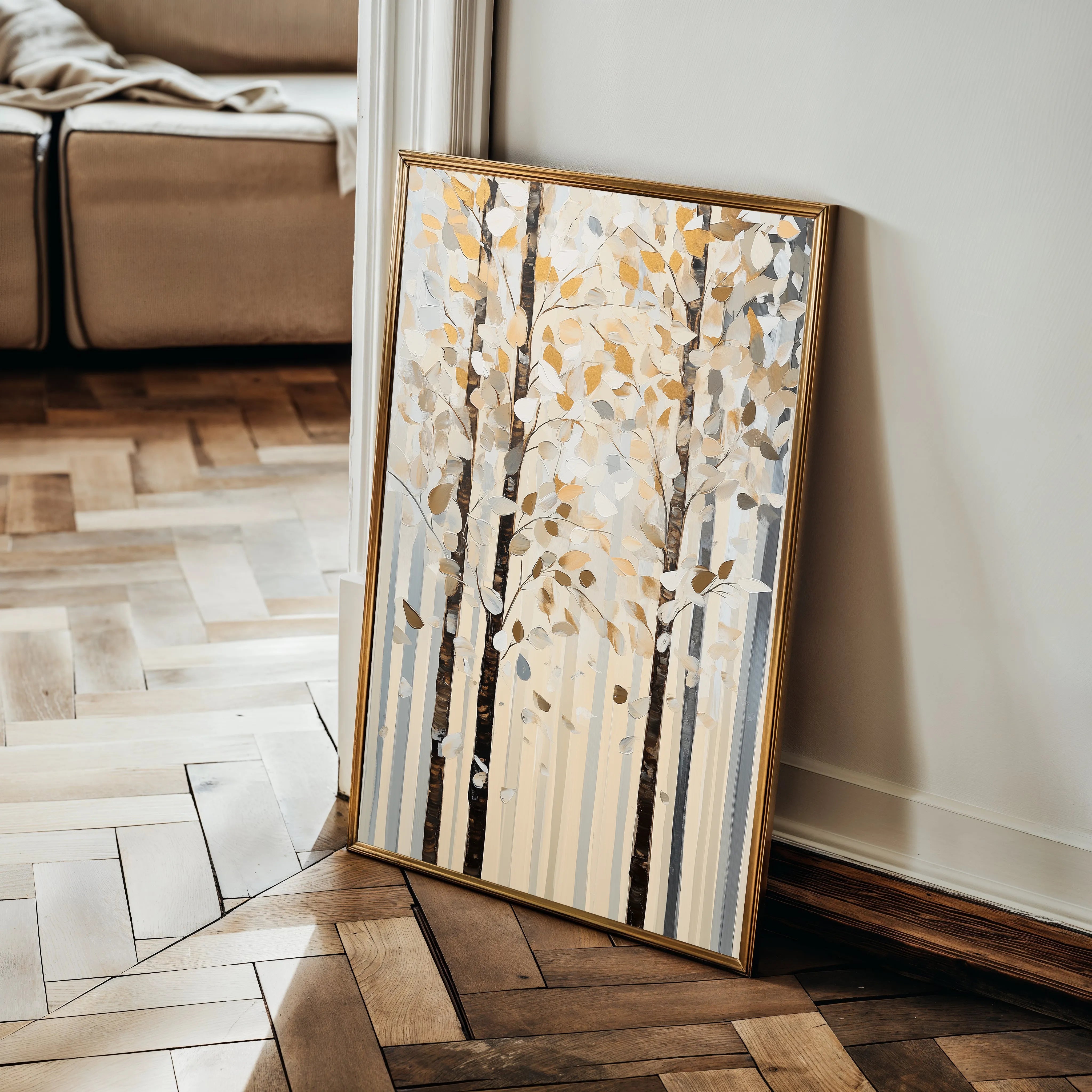 Floral 1435 Canvas Art 18" x 24" / 45 x 60 cm / Black