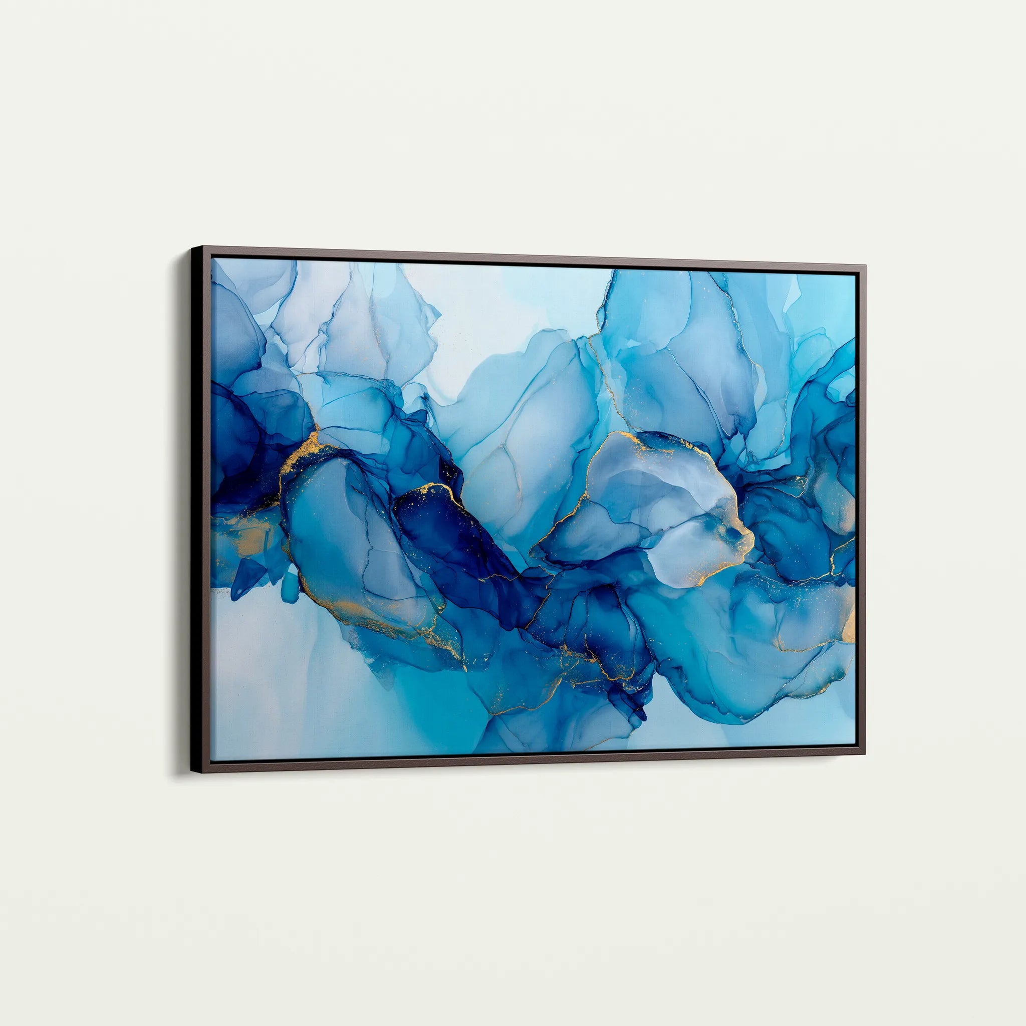 Abstract 1438 Canvas Art 18" x 24" / 45 x 60 cm / Black