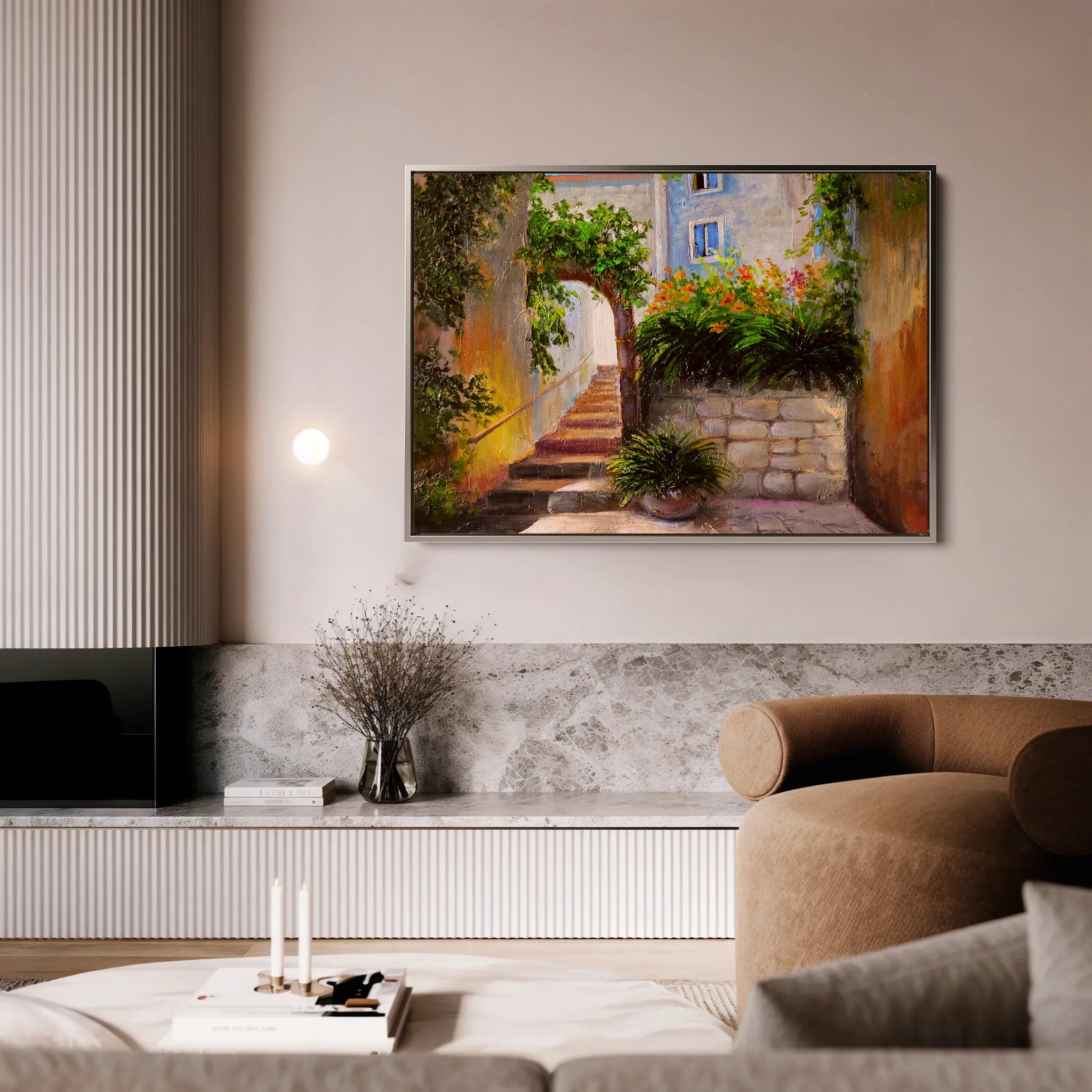 Landscape 144 Canvas Art 18" x 24" / 45 x 60 cm / Black