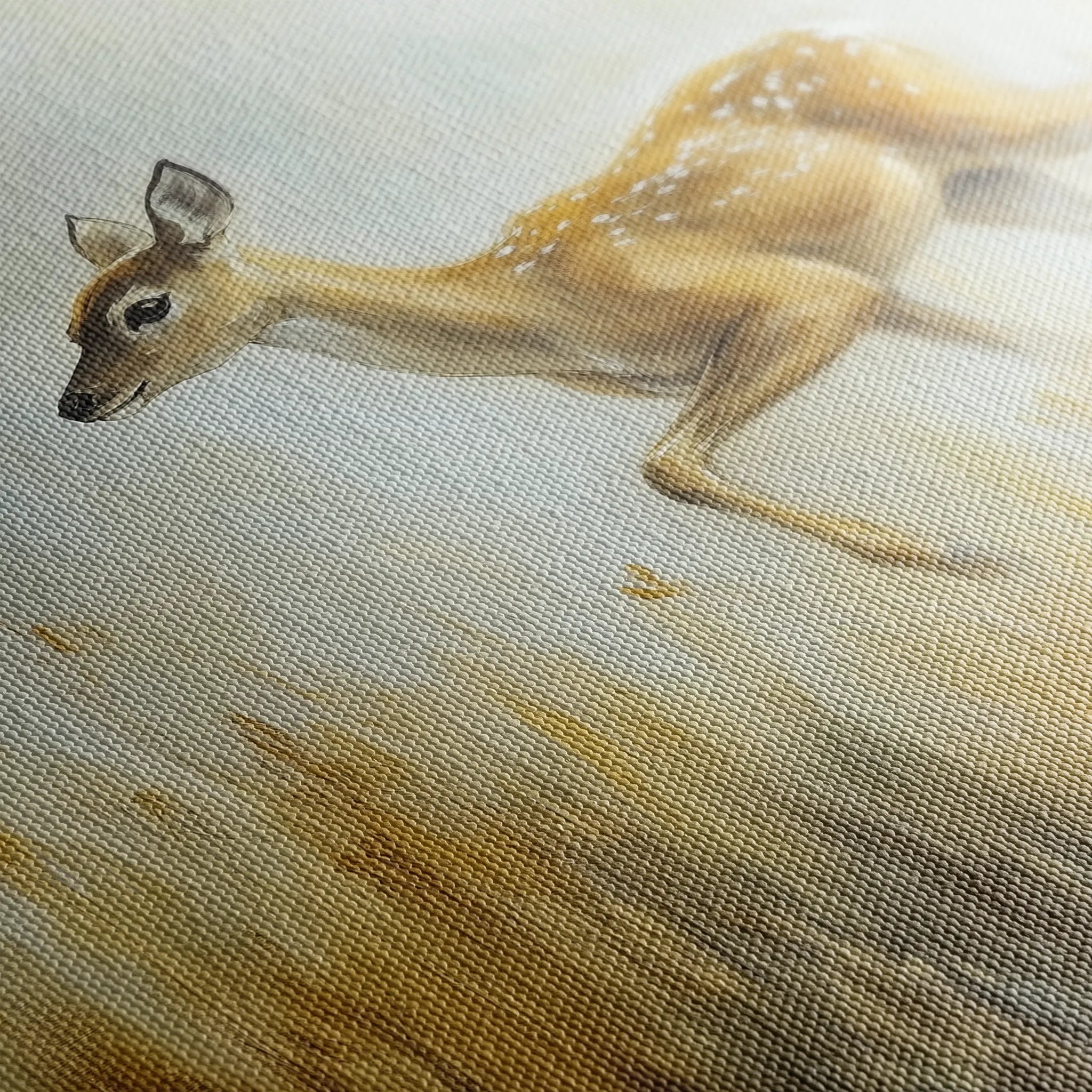 Animals 145 Canvas Art 18" x 24" / 45 x 60 cm / Black