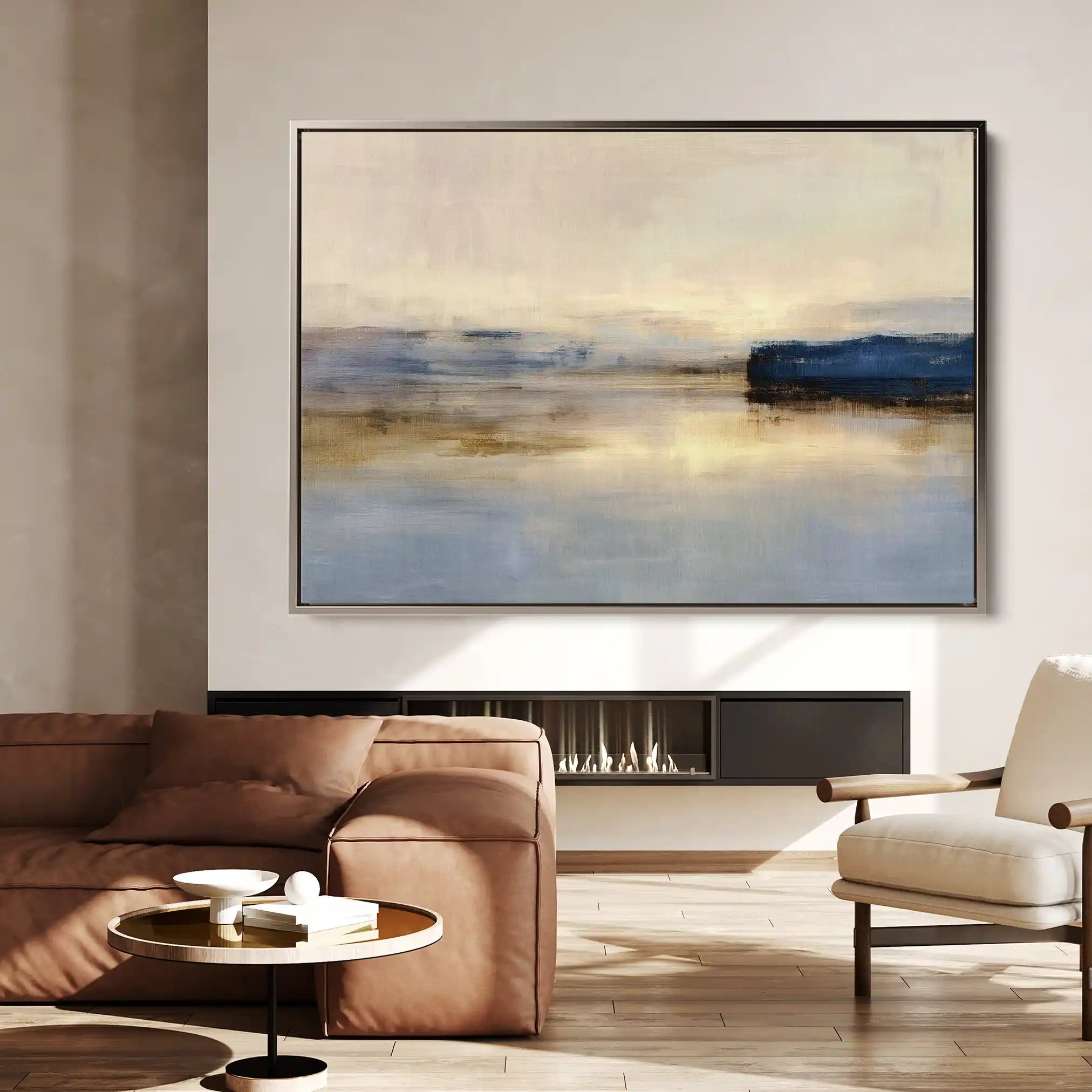 Abstract 1452 Canvas Art 18" x 24" / 45 x 60 cm / Black