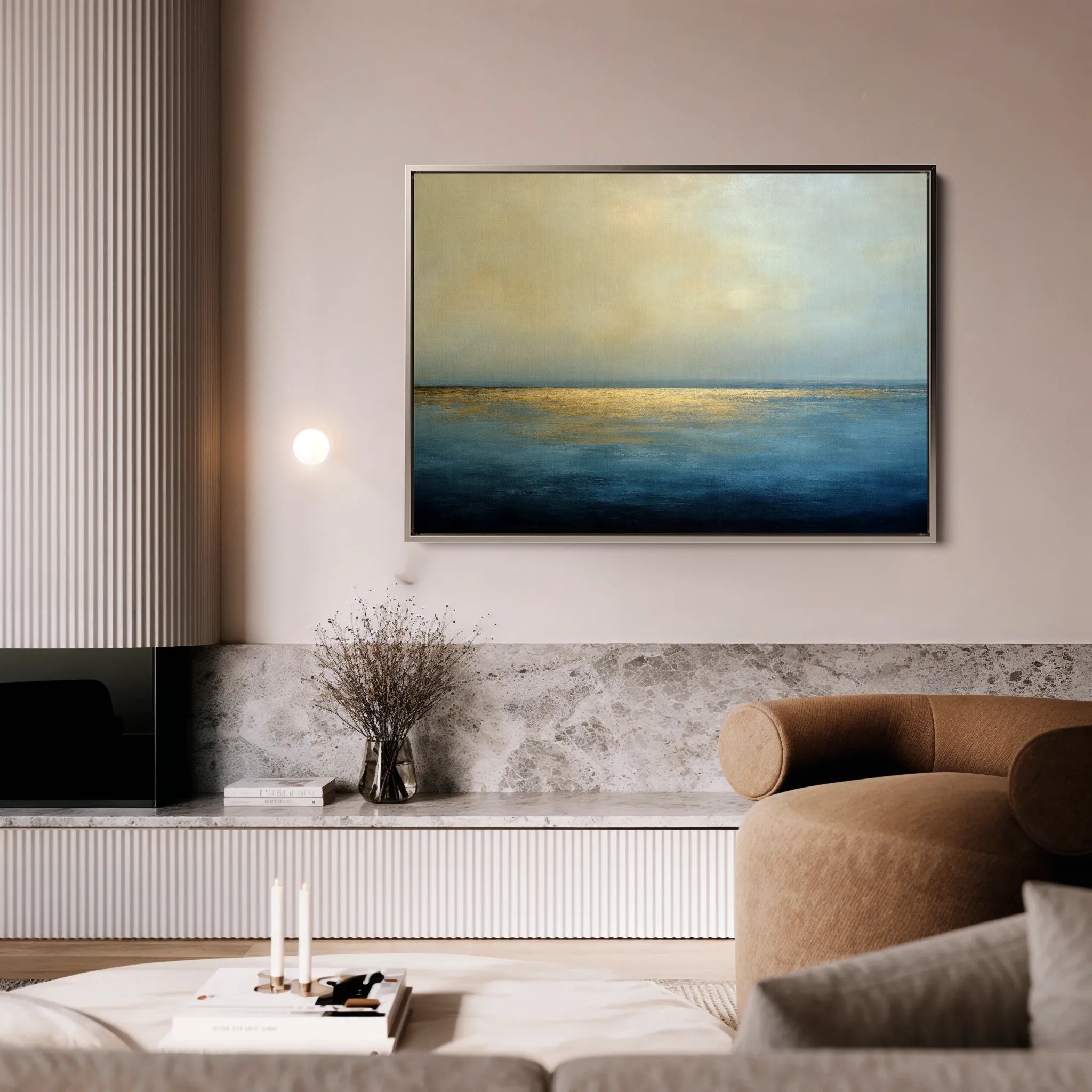 Abstract 1455 Canvas Art 18" x 24" / 45 x 60 cm / Black