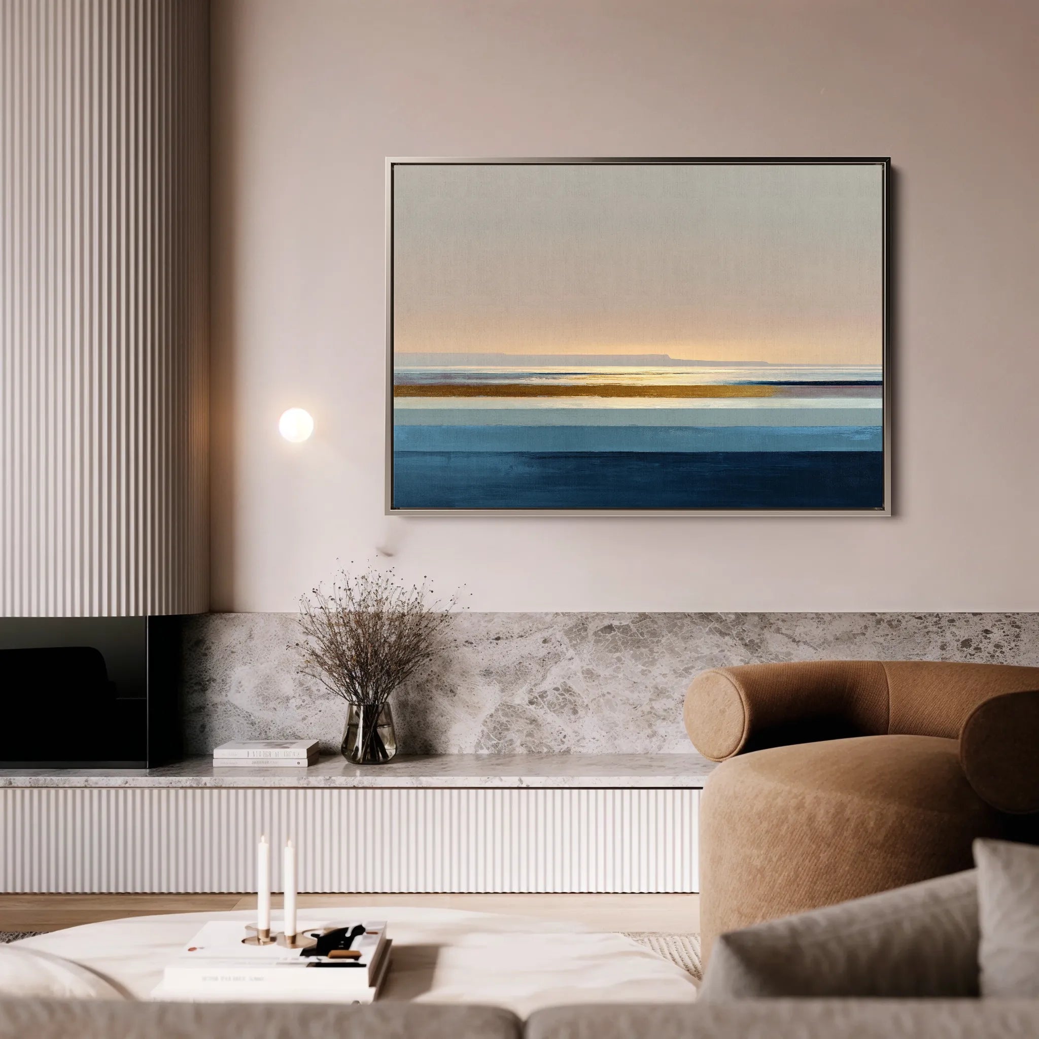 Abstract 1456 Canvas Art 18" x 24" / 45 x 60 cm / Black